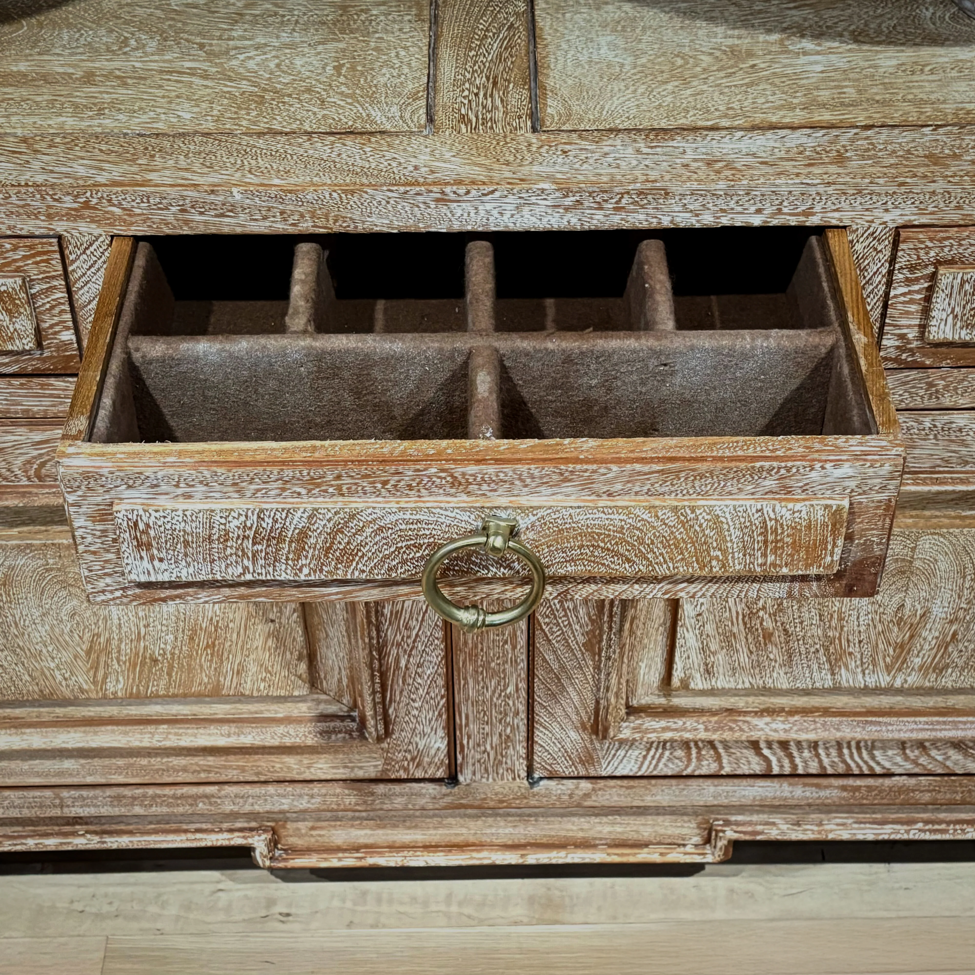 Large Cerused Oak Sideboard, 1950s - Image 4