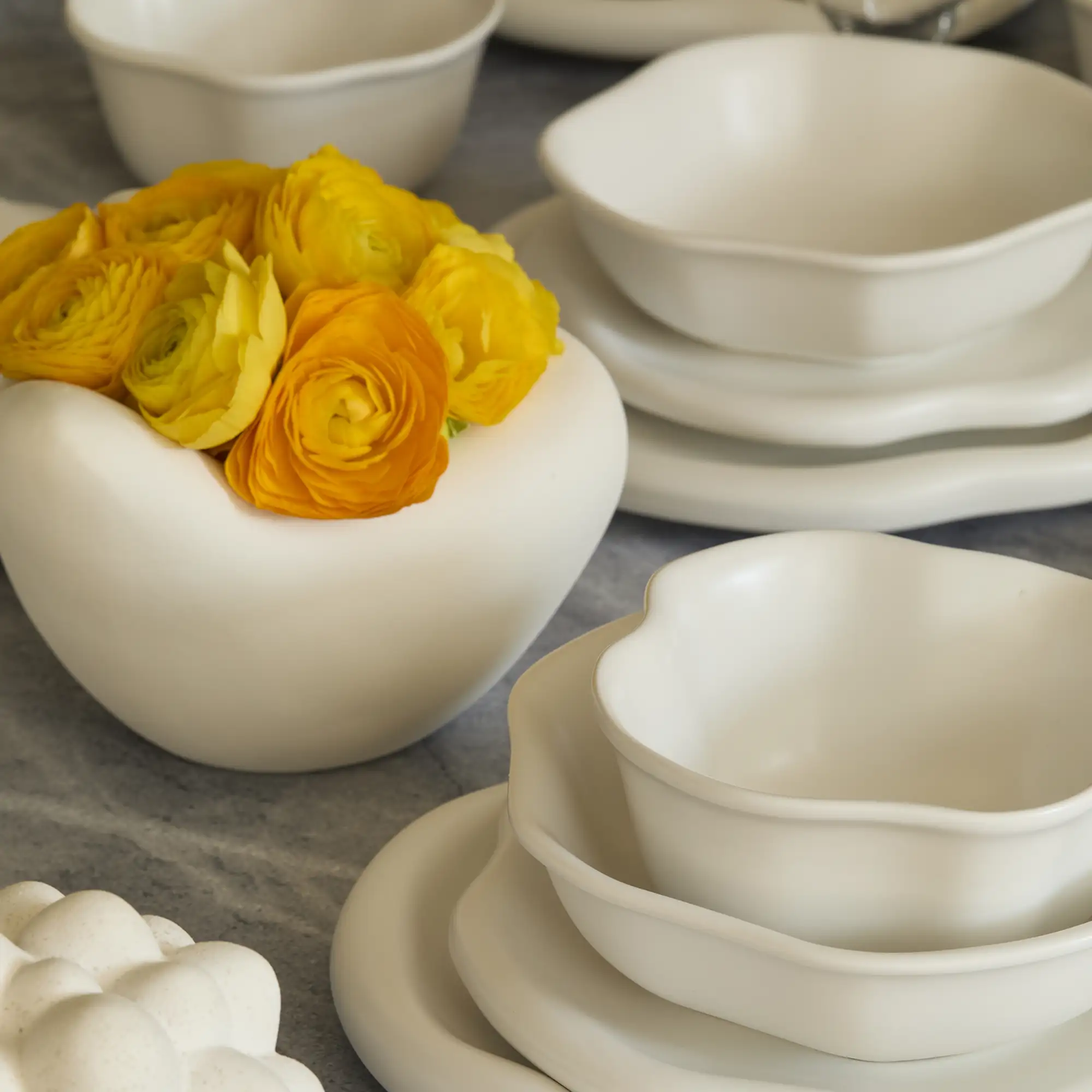 Amorphous Pasta Bowl Set, Set of Four - Image 2