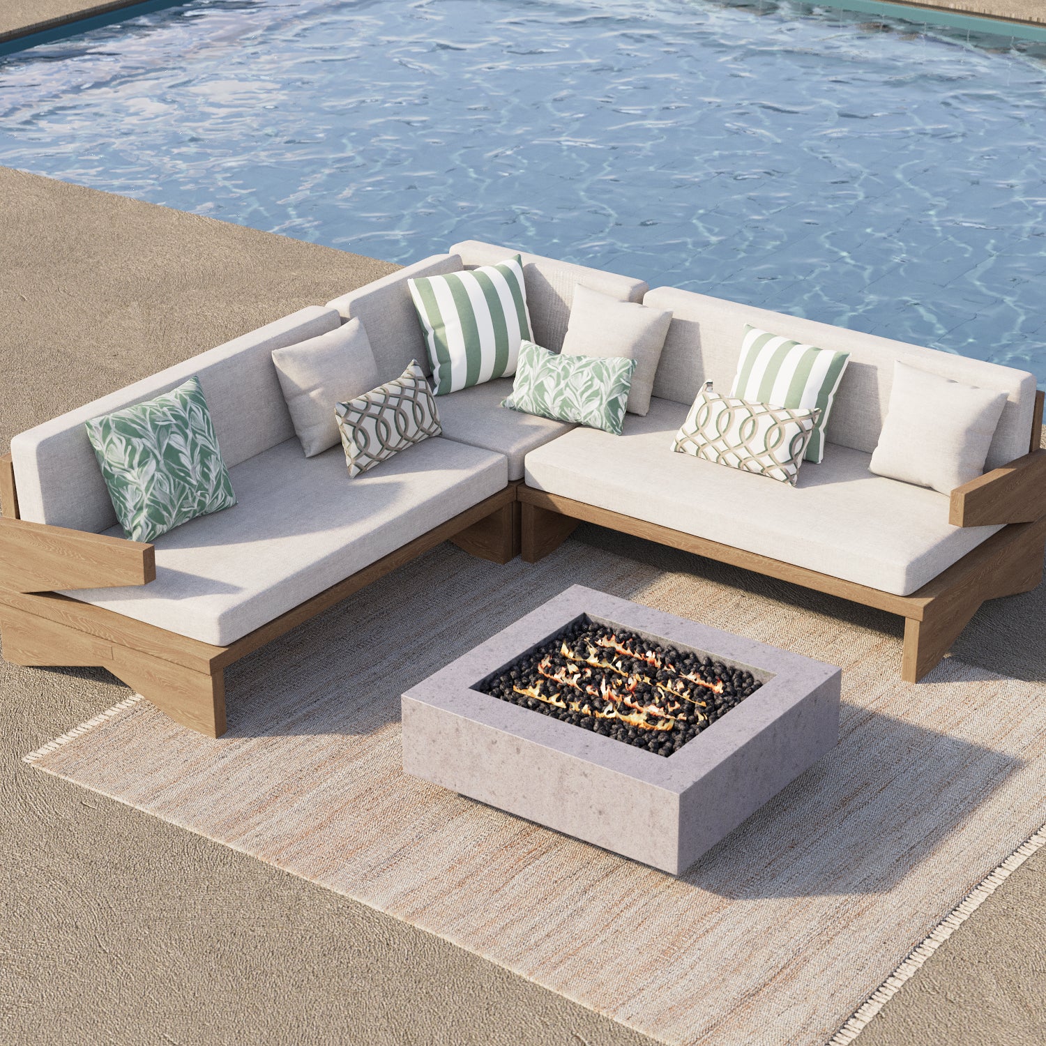Andoise Outdoor Rug (Natural) - Image 6