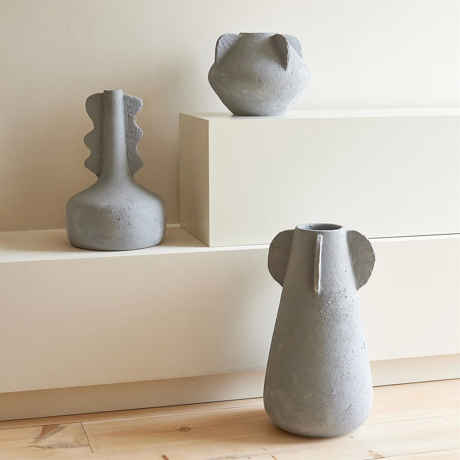 Anouar Vase Collection (Grey) - Image 2
