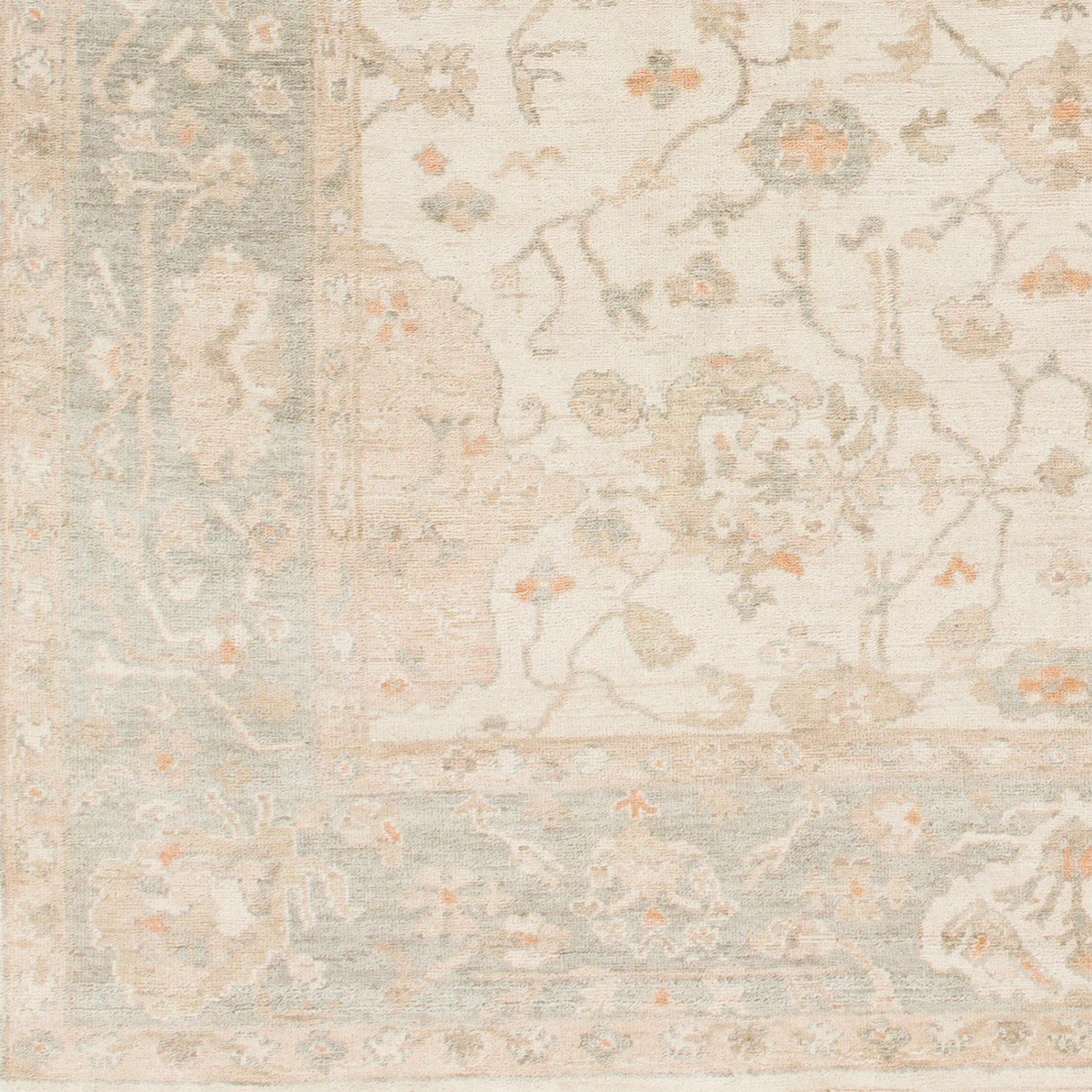 Arabesque Fleurie Handmade Wool Rug - Image 4