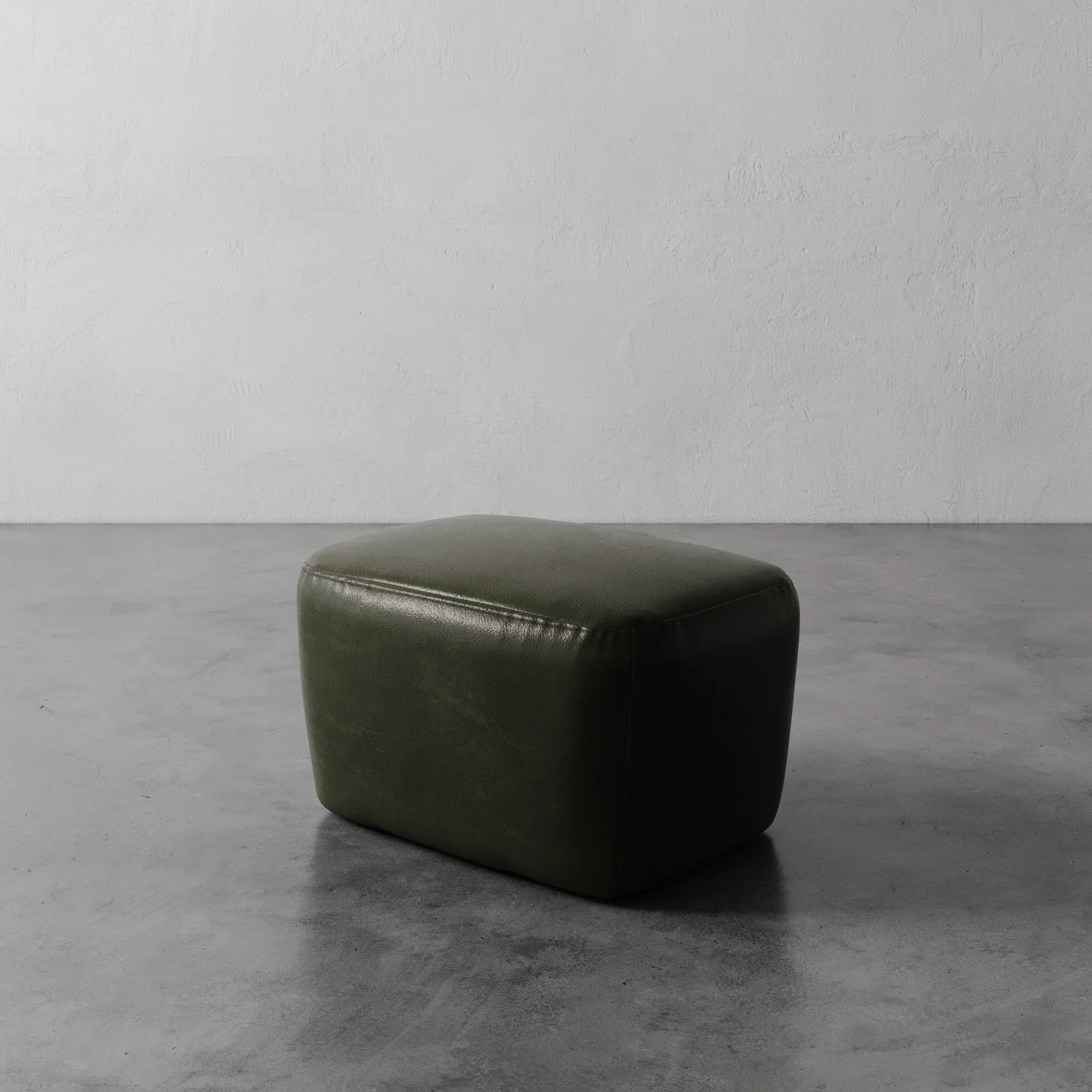 Aurélie Leather Ottoman - Image 2