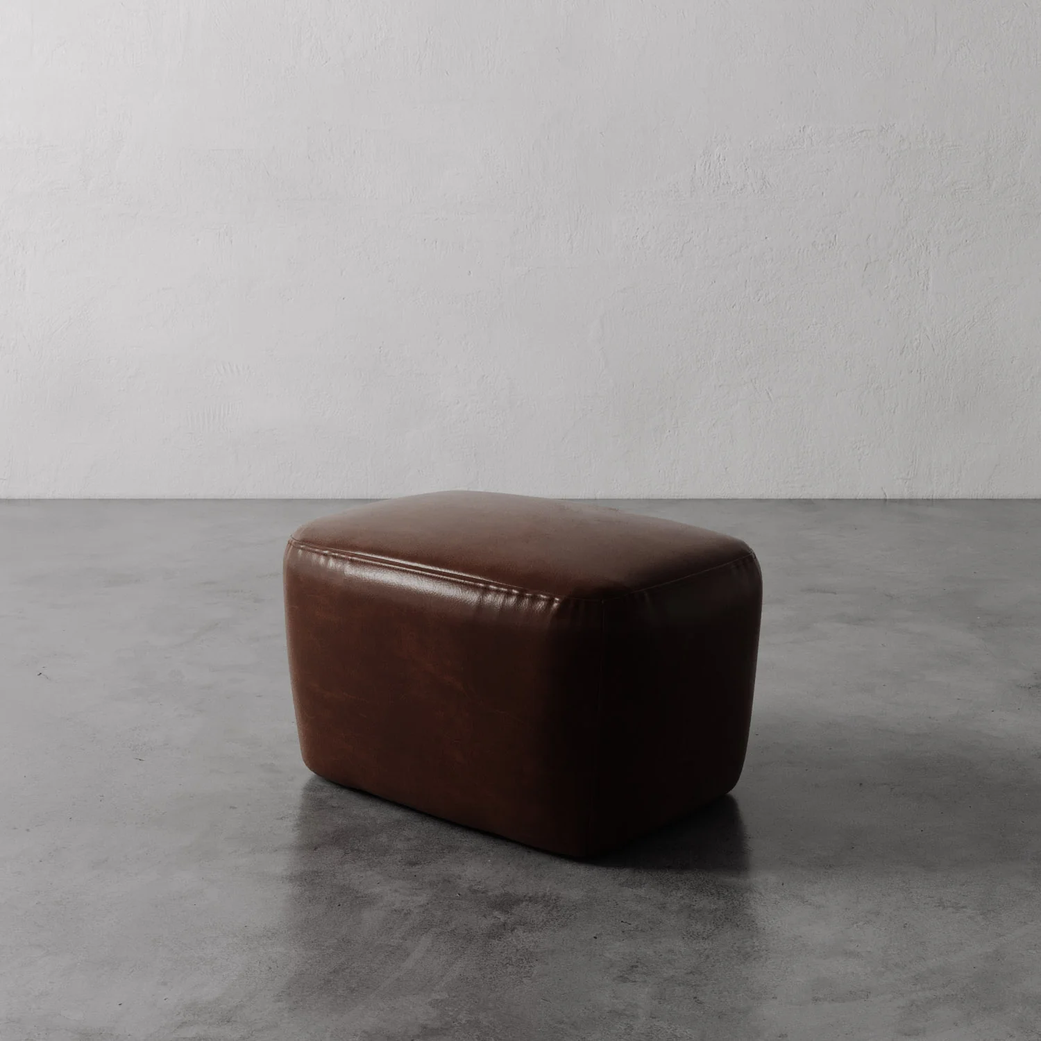 Aurélie Leather Ottoman - Image 4