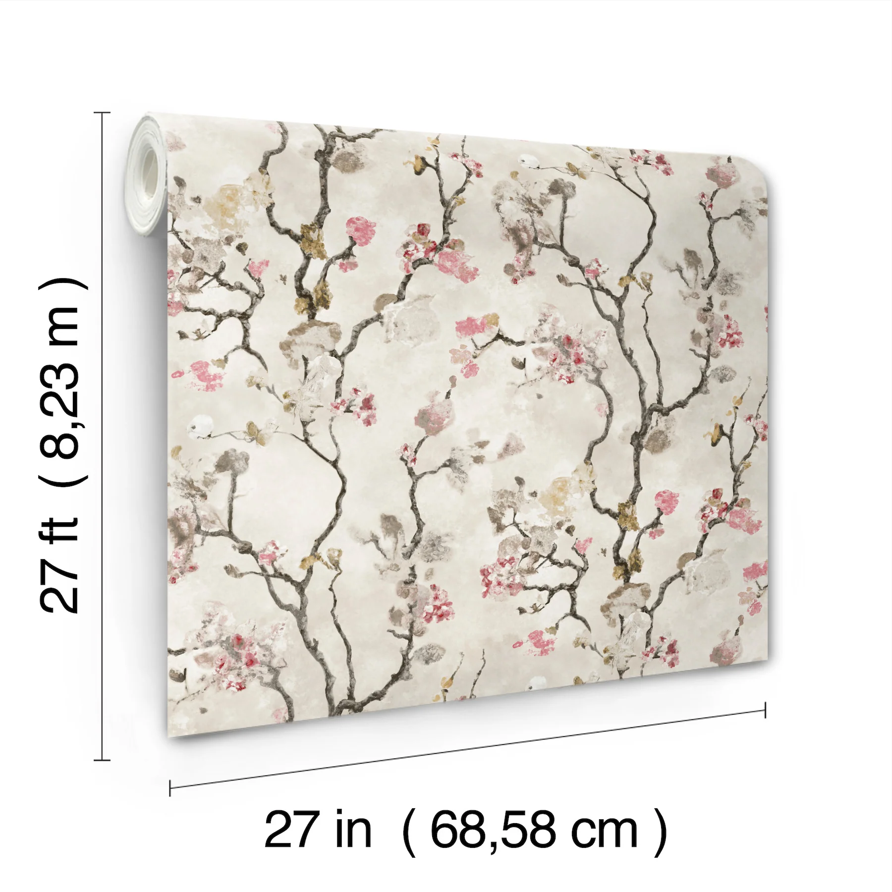 Avril Chinoiserie Rose Wallpaper - Image 4