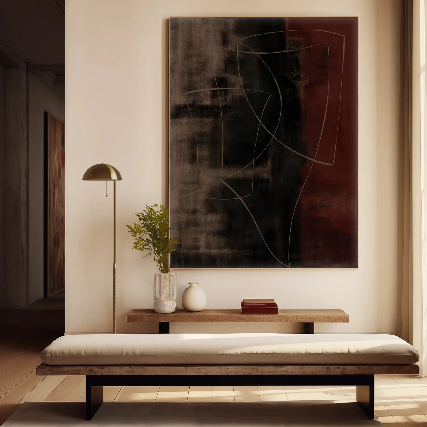 Balleroy Medium Floor Lamp - Image 4