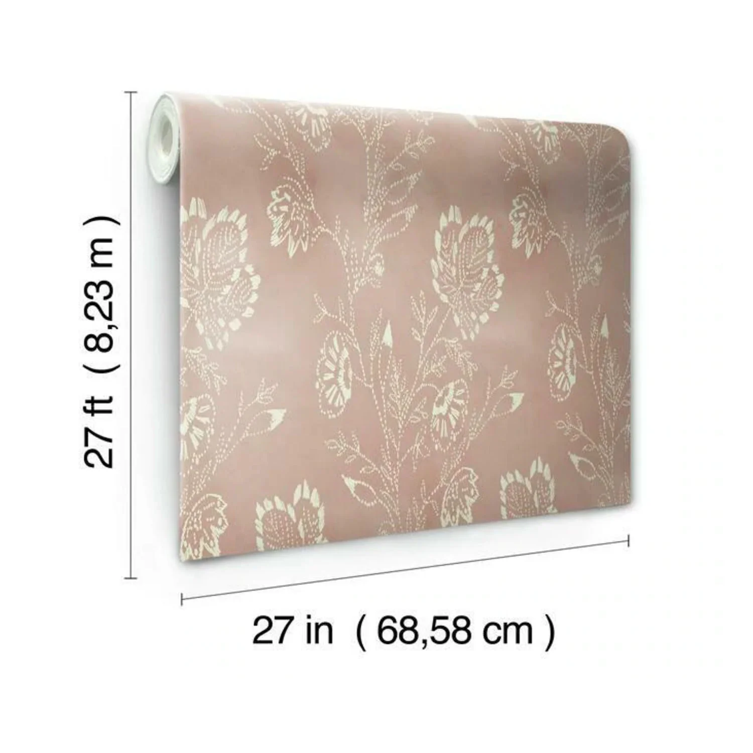 Barbier Blush Wallpaper - Image 4