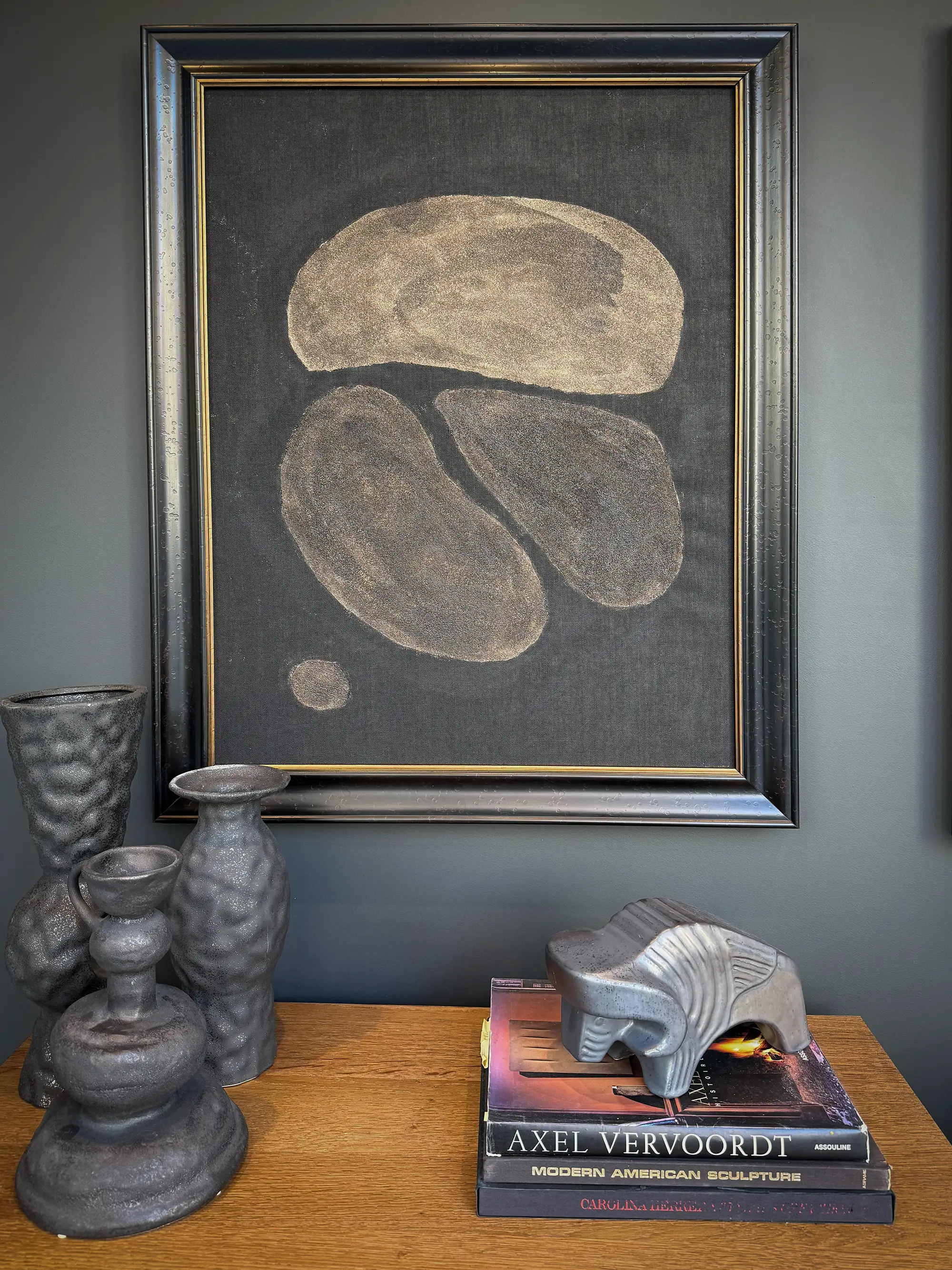 Beautifully Framed Original Oil and Mixed Media Painting by Pierre Emmanuel Martin - Image 3