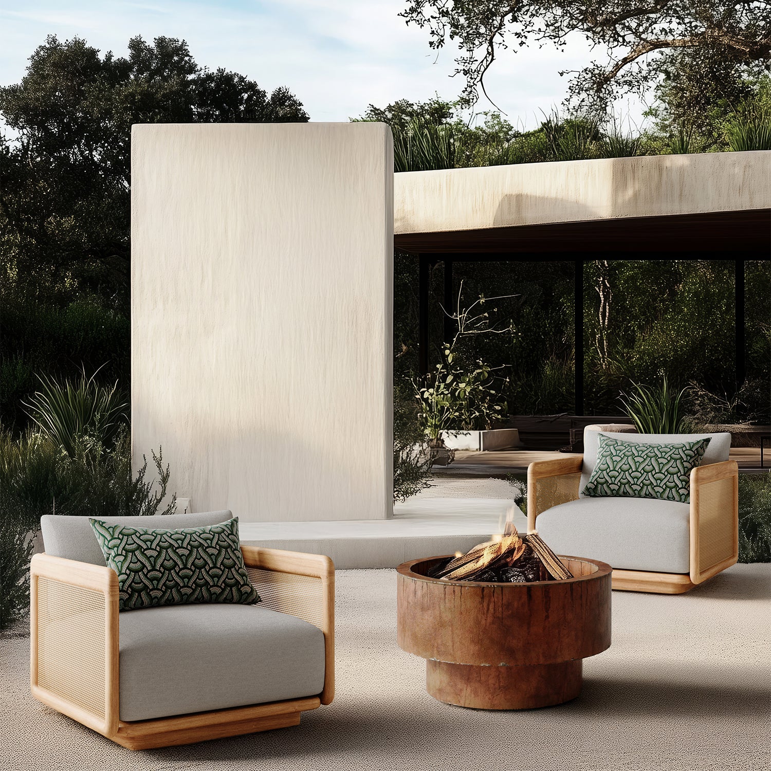 Dock Teak Lounge Chair - Image 2