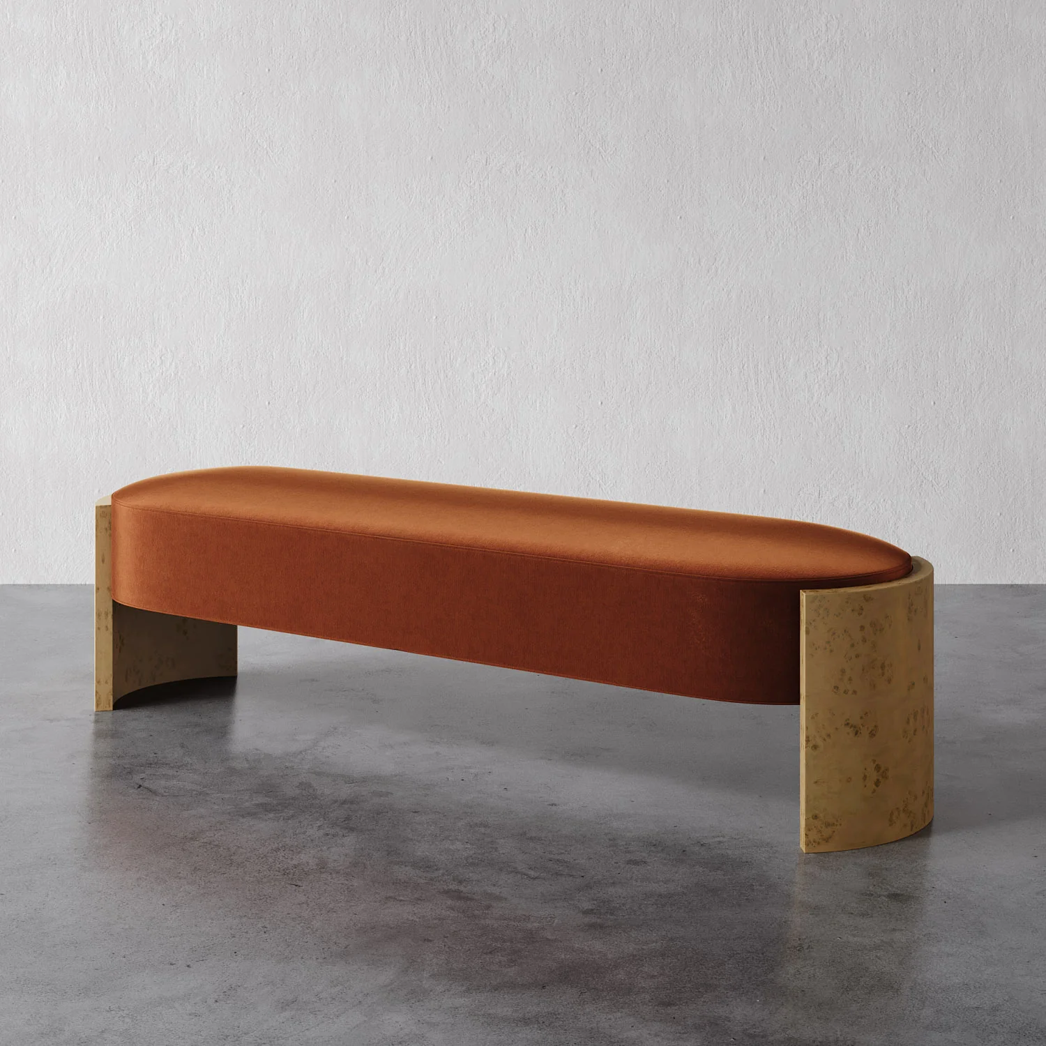 Benoit Bench (Blonde Burl) - Image 7