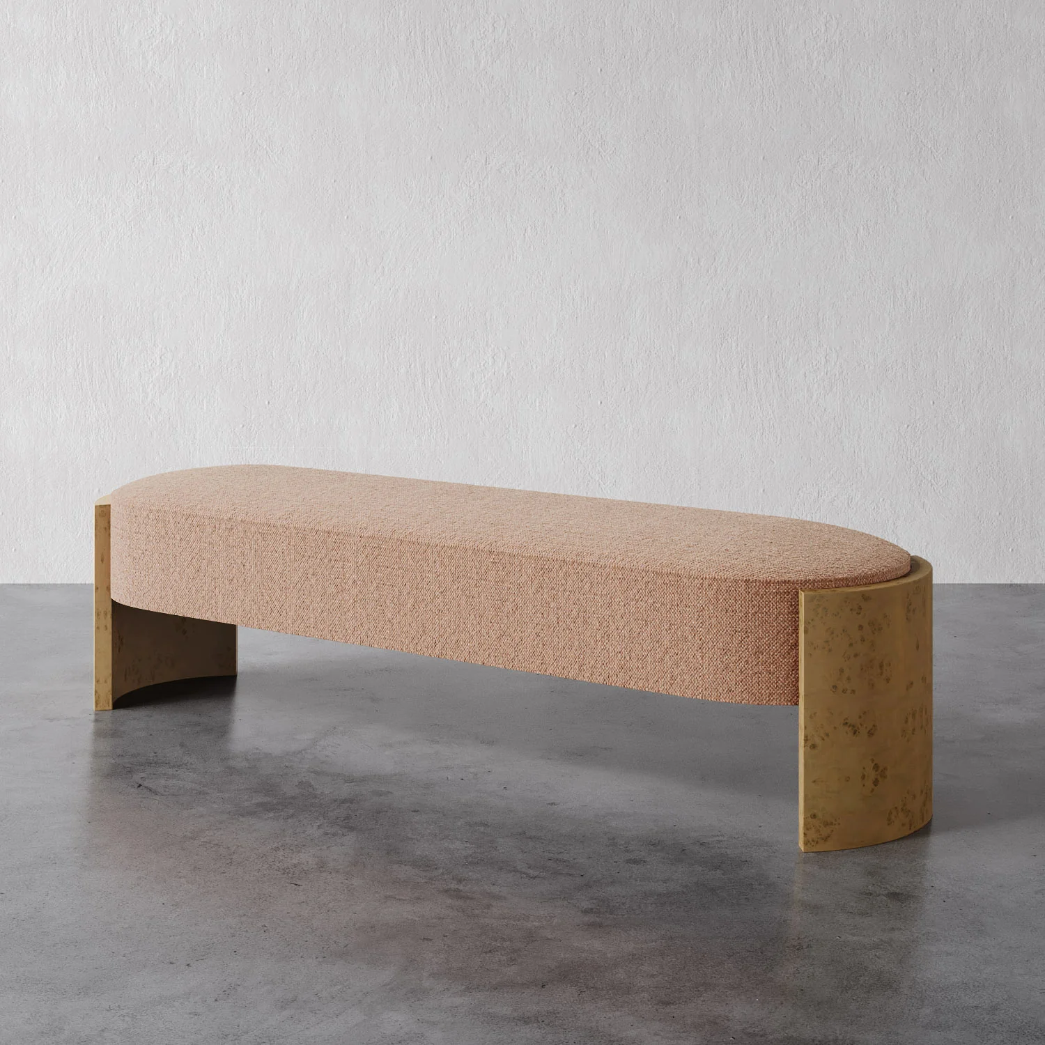 Benoit Bench (Blonde Burl) - Image 8