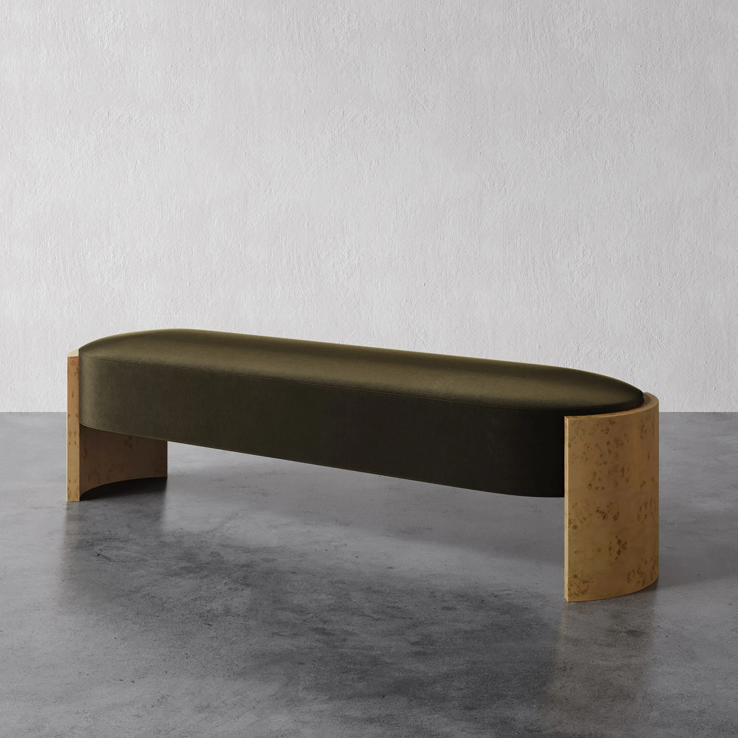 Benoit Bench (Blonde Burl) - Image 9