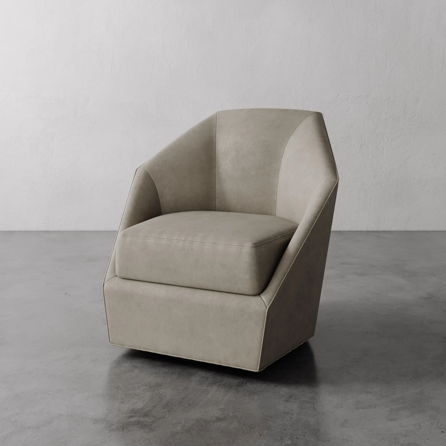 Bijou Leather Swivel Chair - Image 4