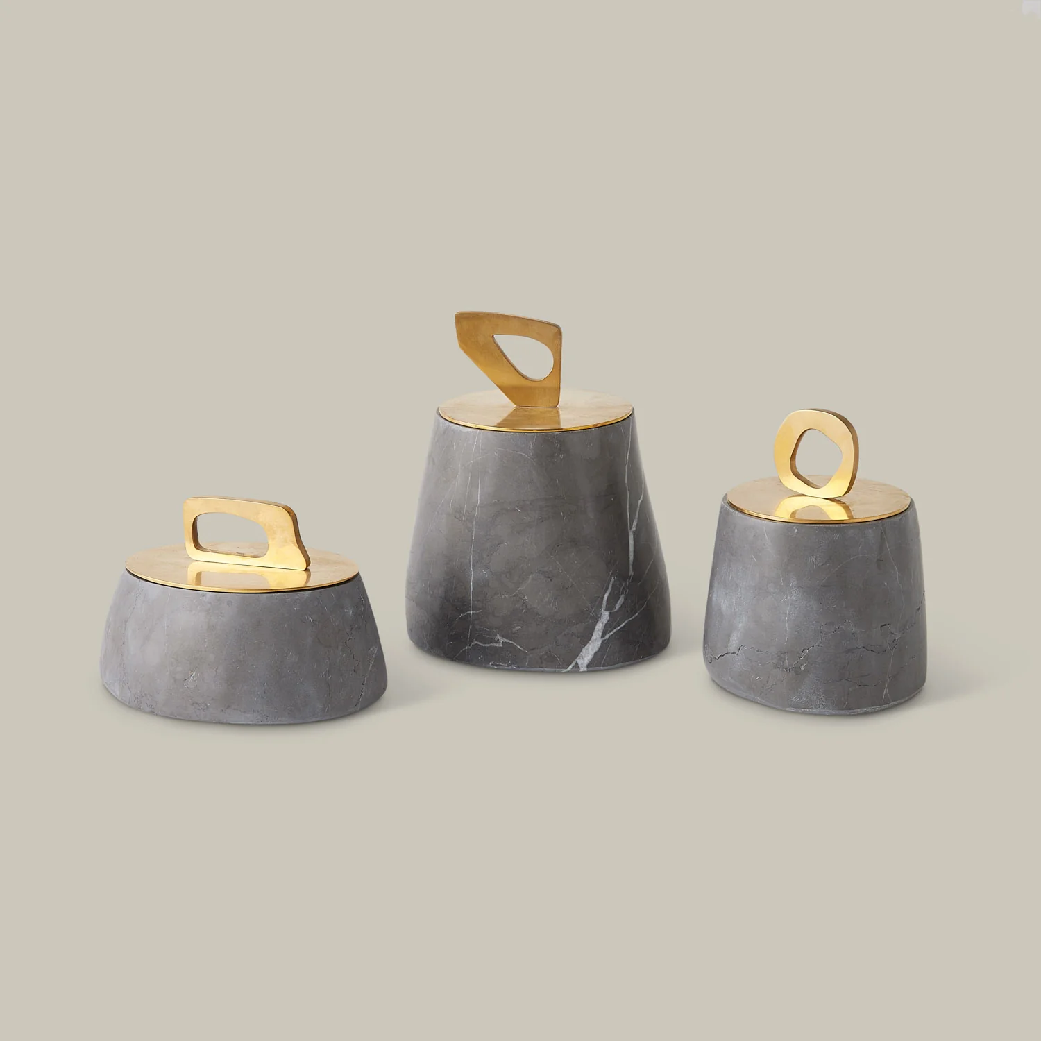 Bocal Lidded Pot (Graffito Marble) - Image 2