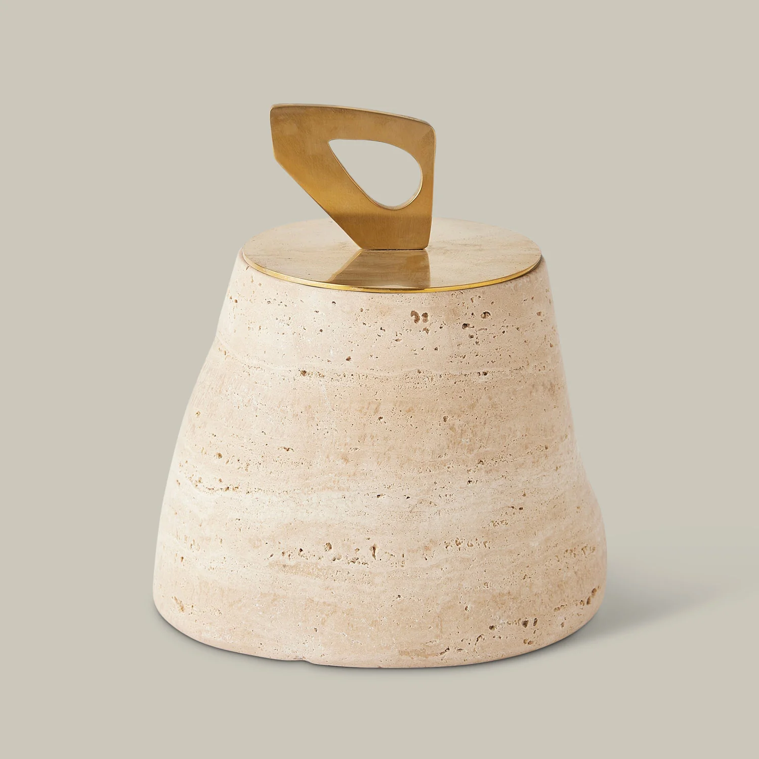 Bocal Lidded Pot (Travertine) - Image 4
