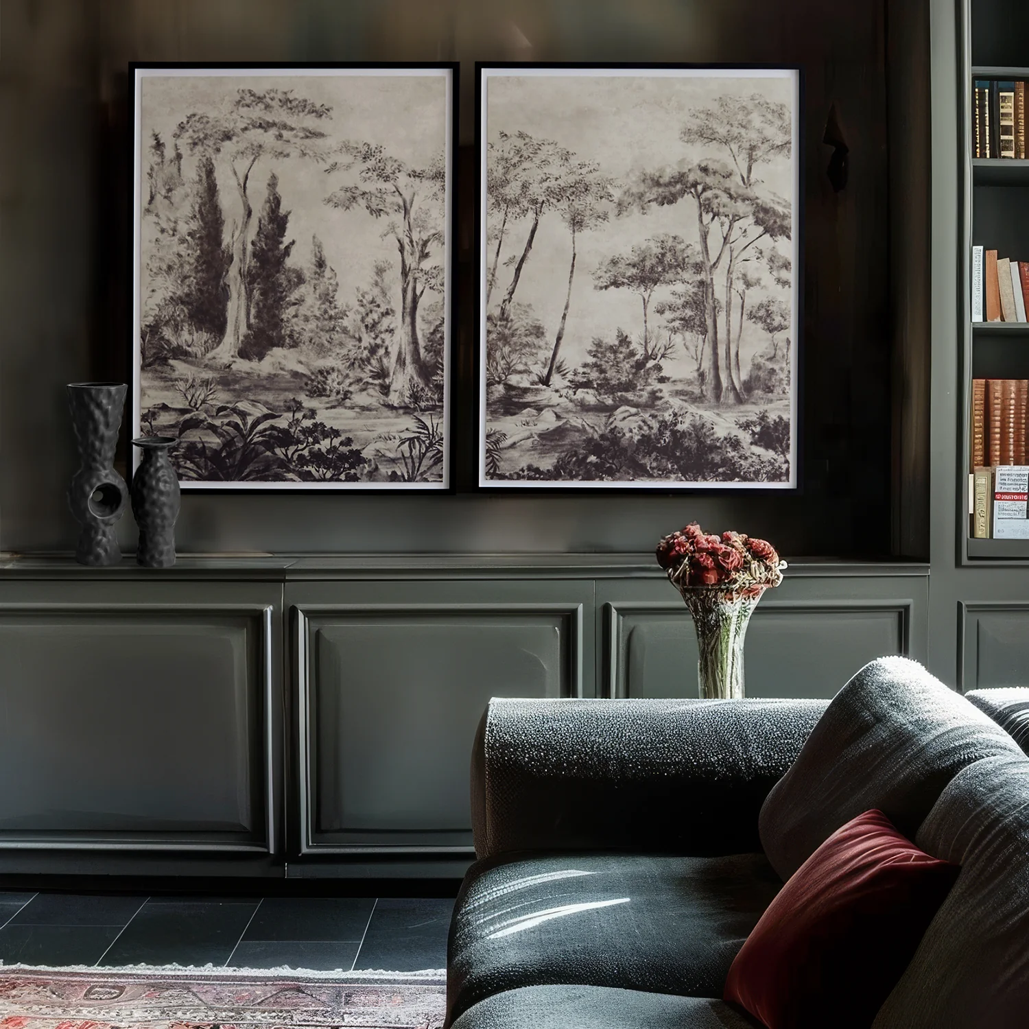 Bois de Boulogne (Left) Limited Edition Archival Print - Image 3