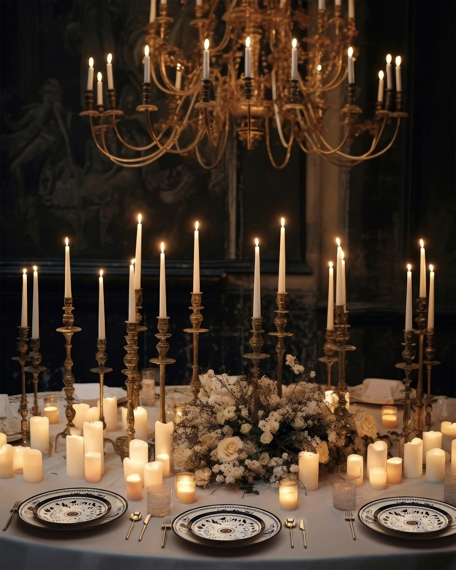 Bruges Porcelain, 16-Piece Dinnerware Set - Image 9