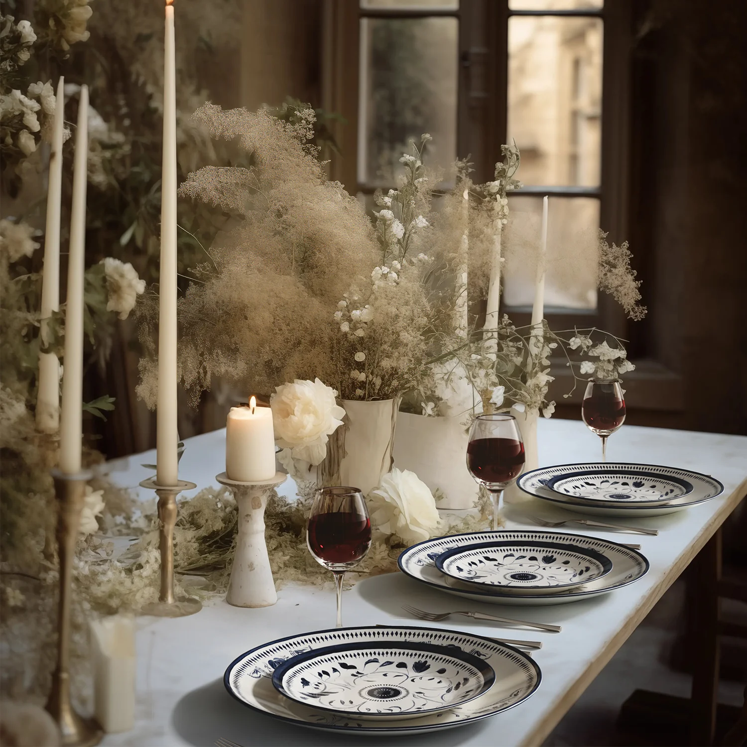 Bruges Porcelain Dinner Plate, Set of 4 - Image 8
