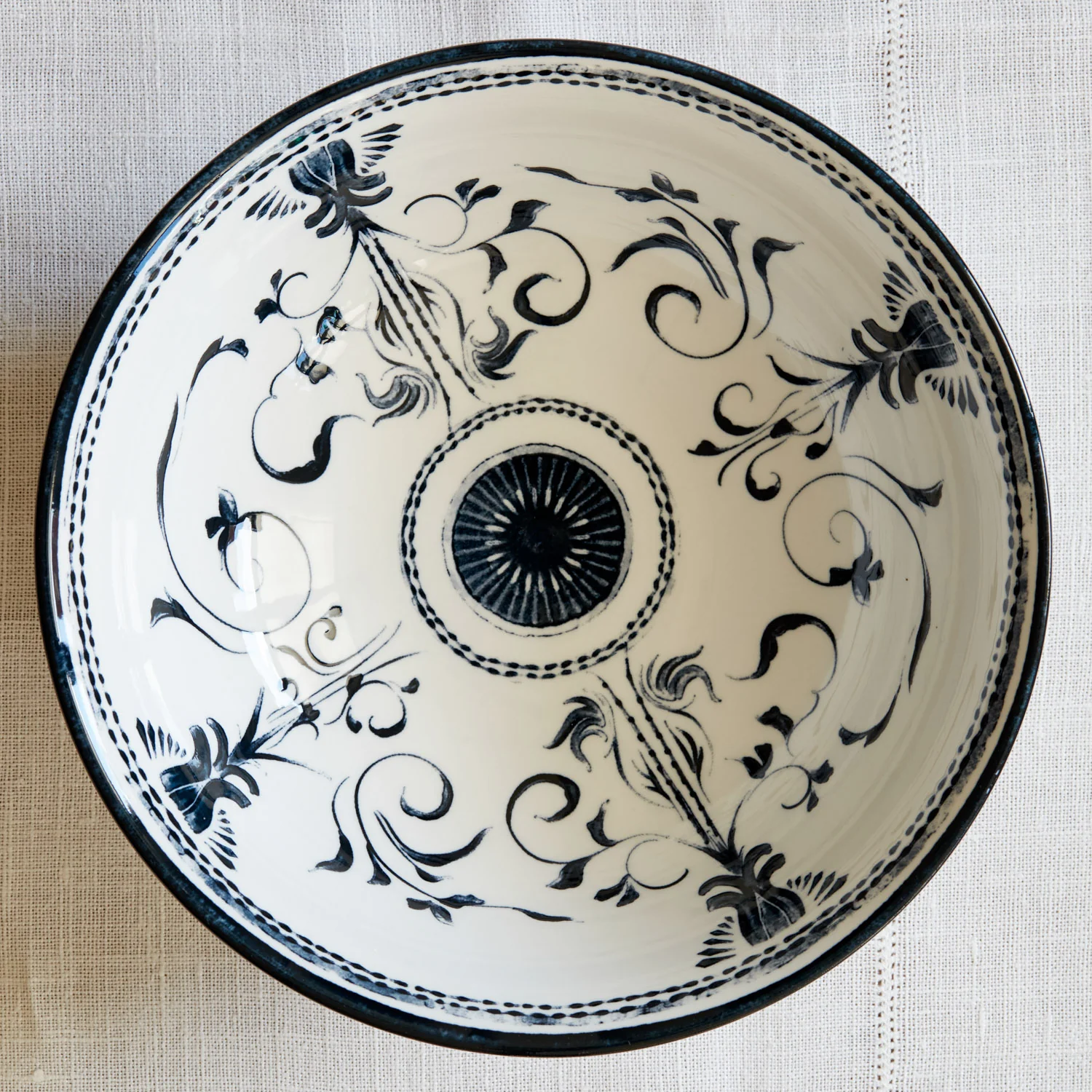 Bruges Porcelain Large Bowl, Set of 4 - Image 2