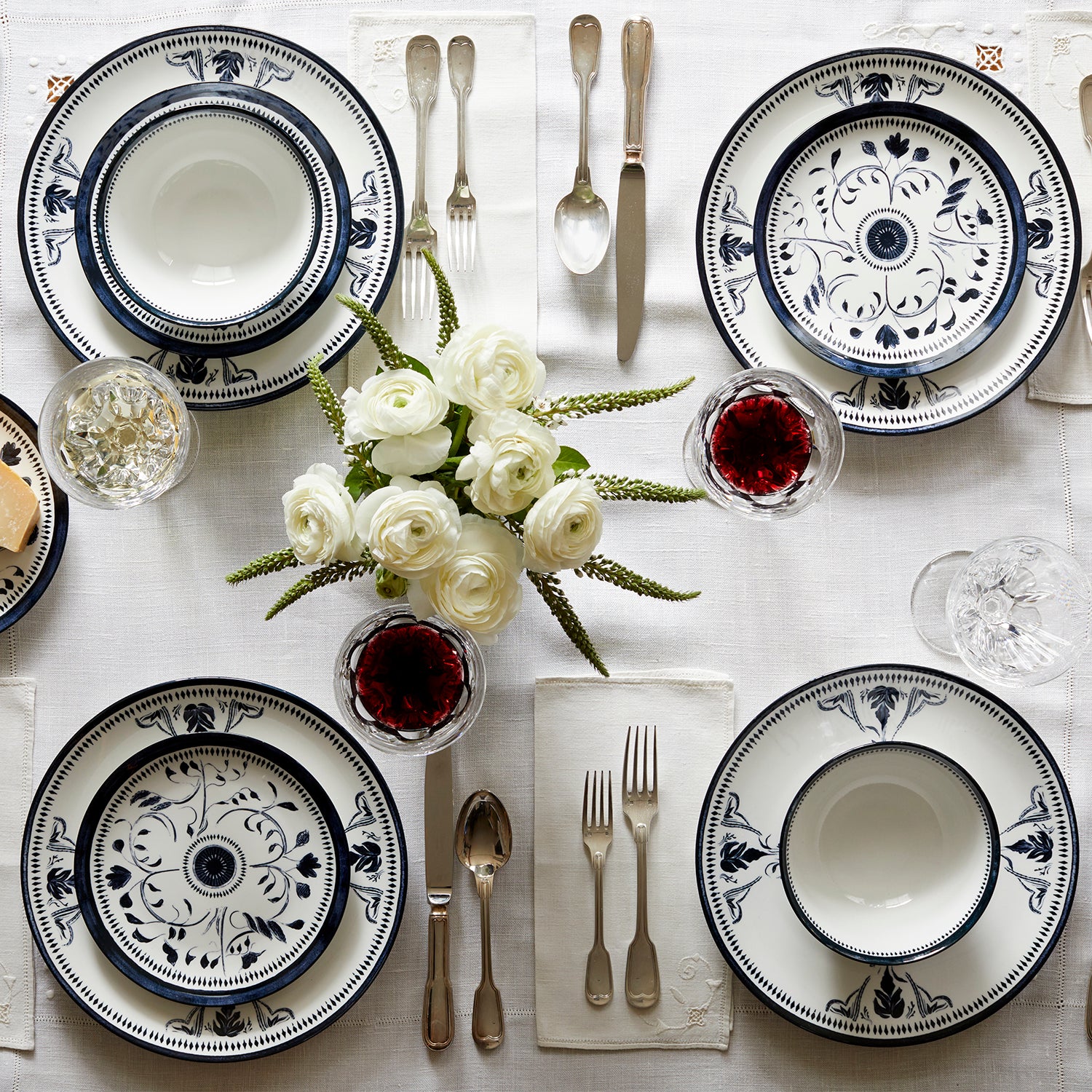 Bruges Porcelain Salad Plate, Set of 4 - Image 4