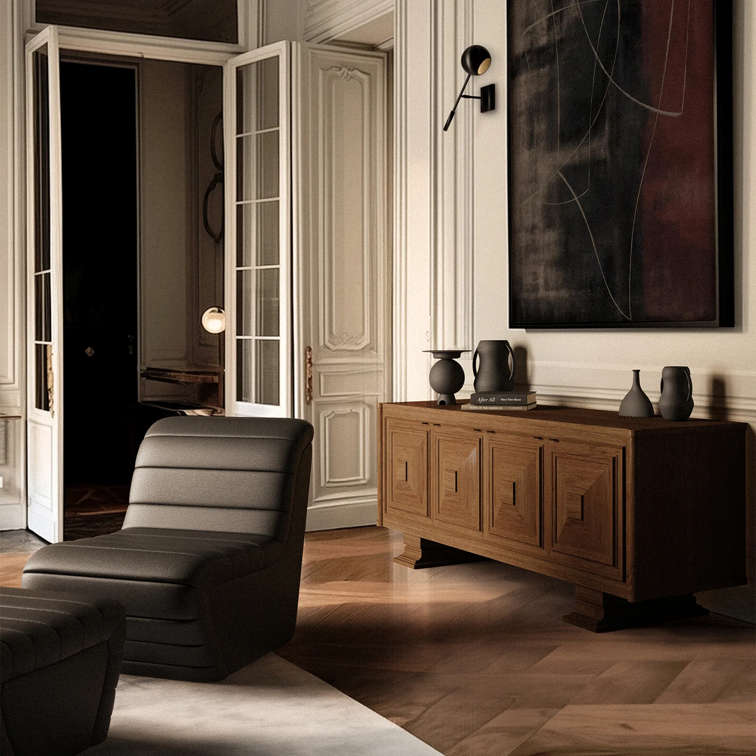 Brunoy Leather Chair - Image 3