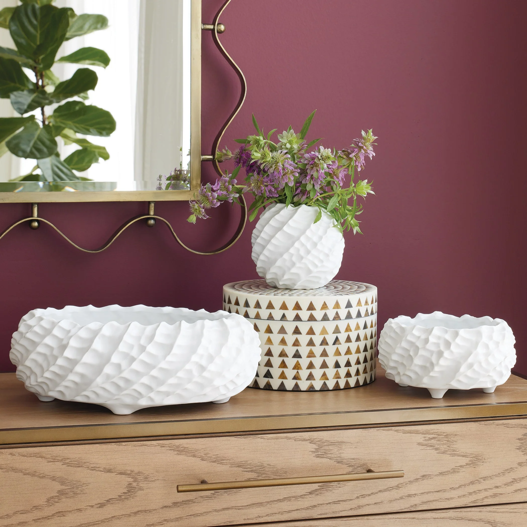 Cadoret Vase (Matte White) - Image 4