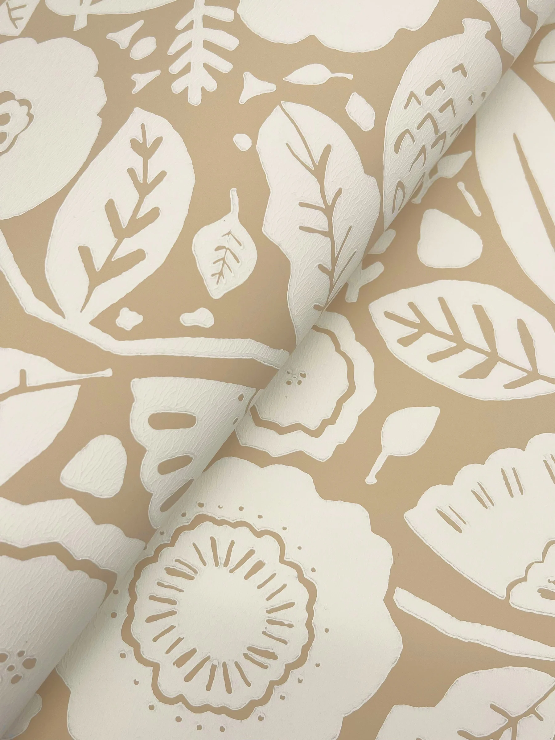 Camille Blossom Ochre Wallpaper - Image 3
