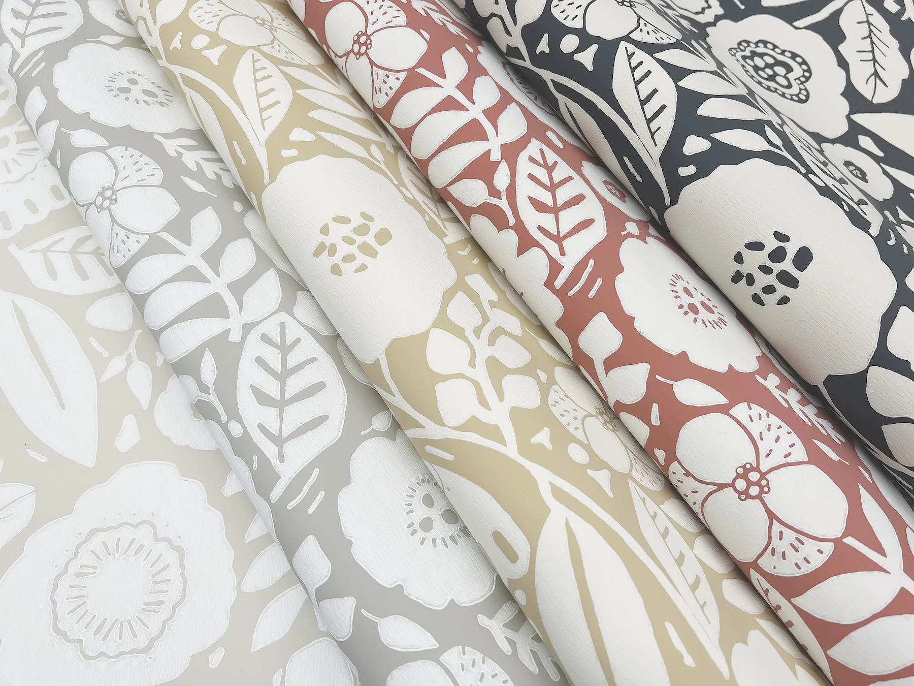 Camille Blossom Ochre Wallpaper - Image 5