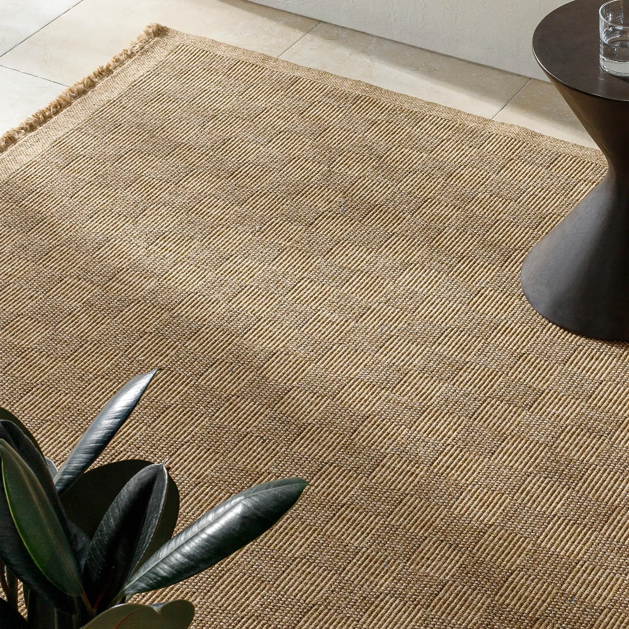 Carreaux Outdoor Rug (Natural / brown) - Image 8