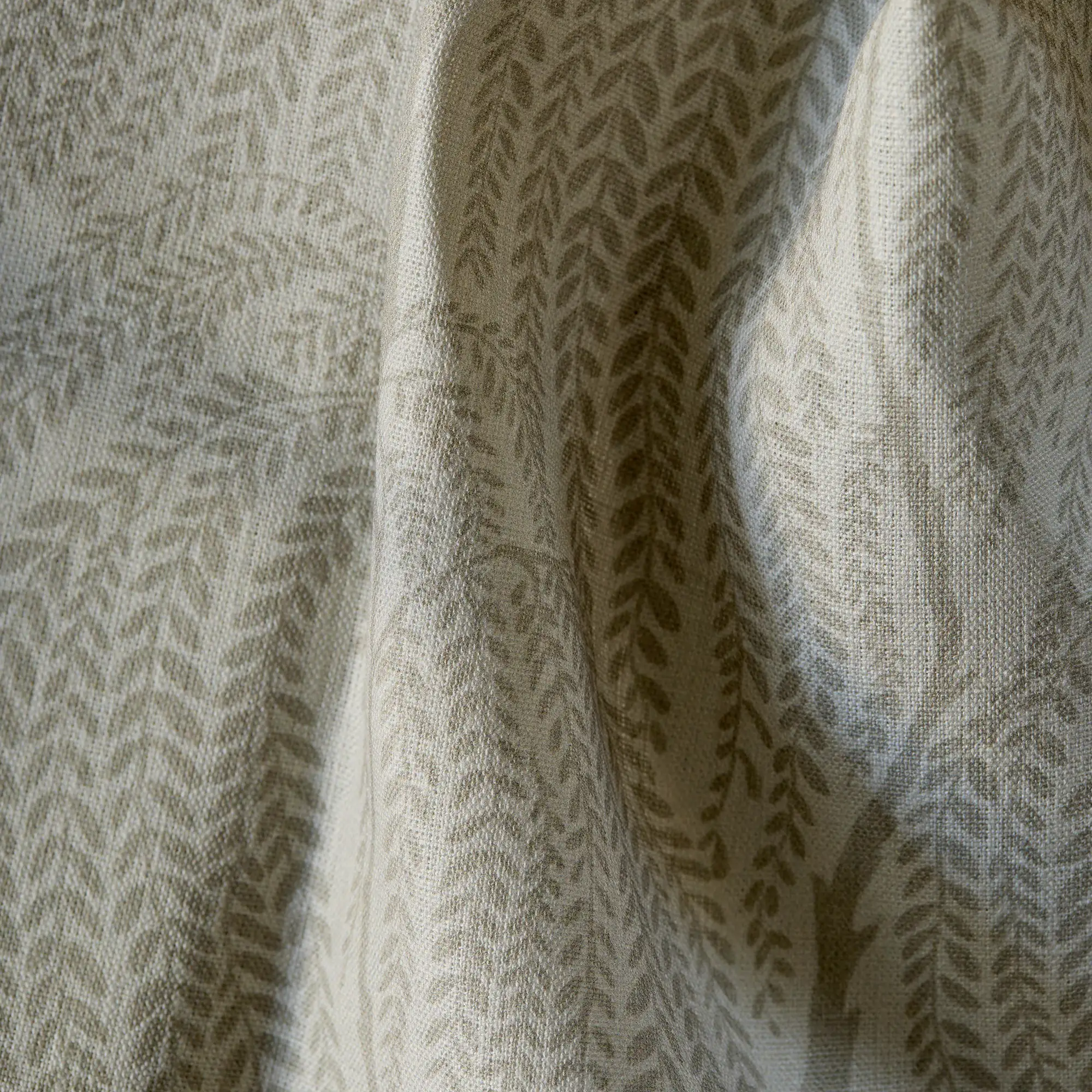 Cascading Willow Linen Pillow in Neutral - Image 3