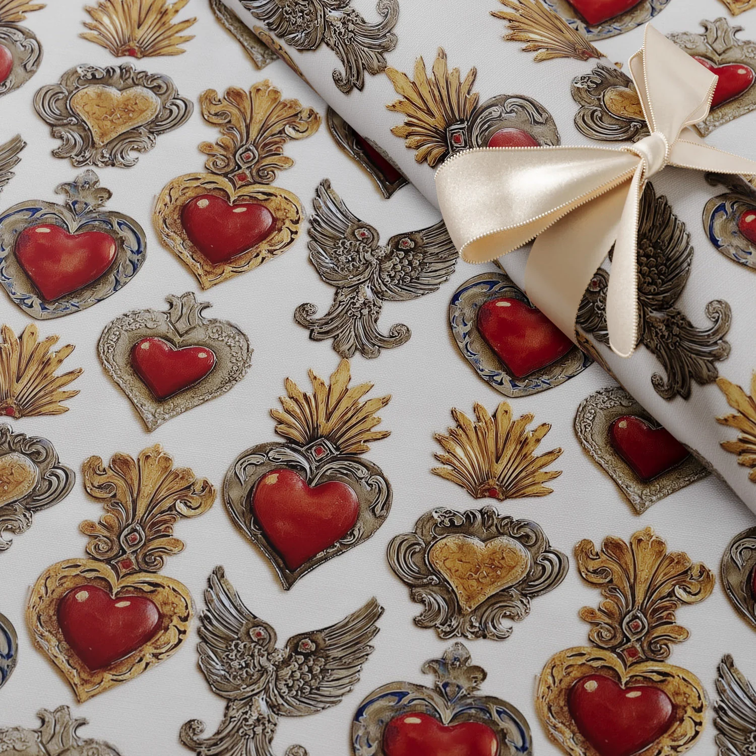 Corazon Sagrado Gift Wrapping Paper - Image 4