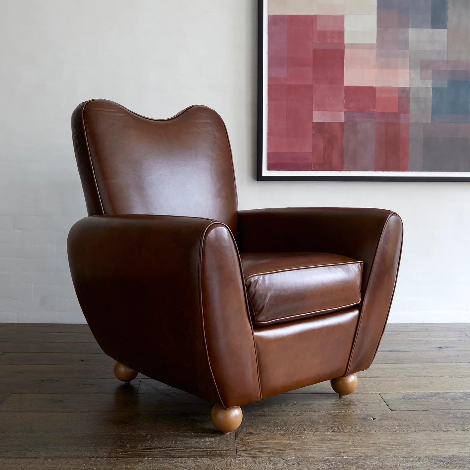 Danielle Leather Chair - Image 4
