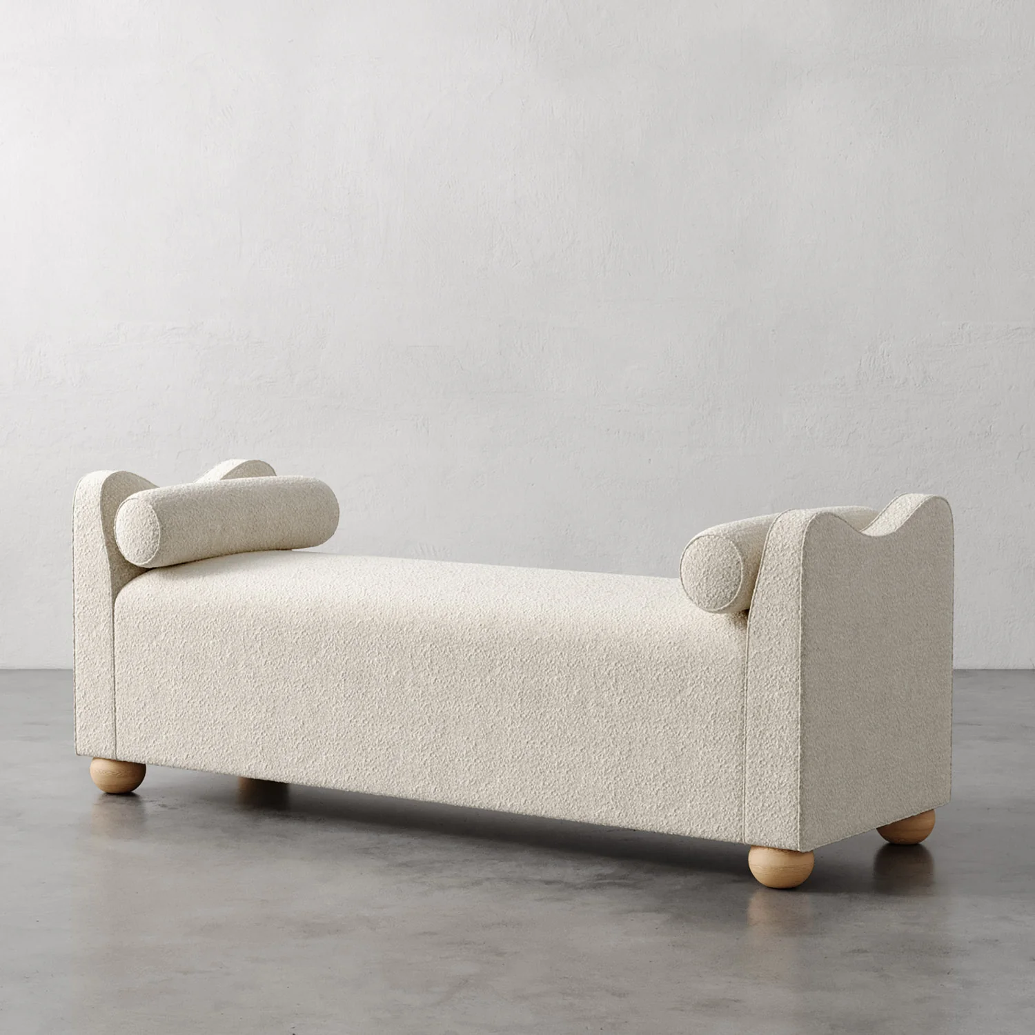 Danielle Upholstered Bench - Image 3
