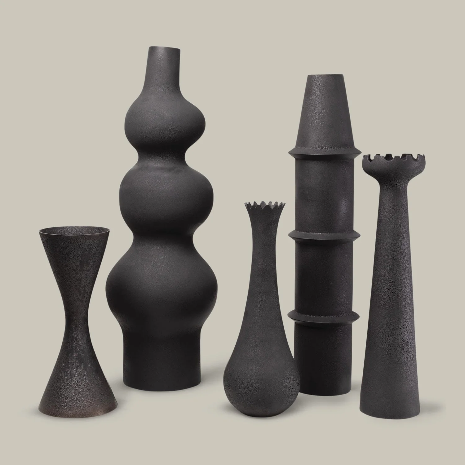 Deoune Vase (Black) - Image 2