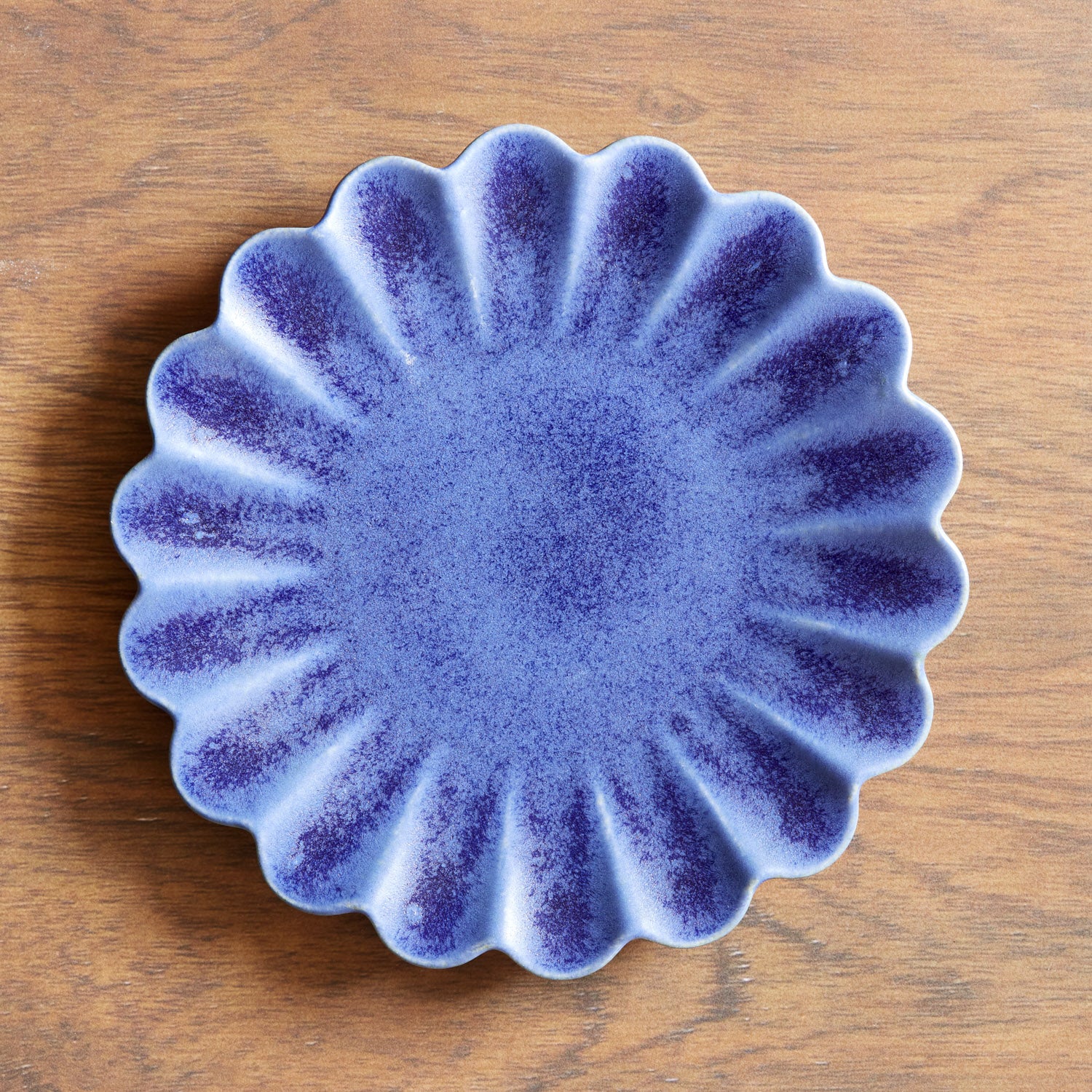 Dhalia Stoneware Salad Plate, Set of 4 (Blue) - Image 2