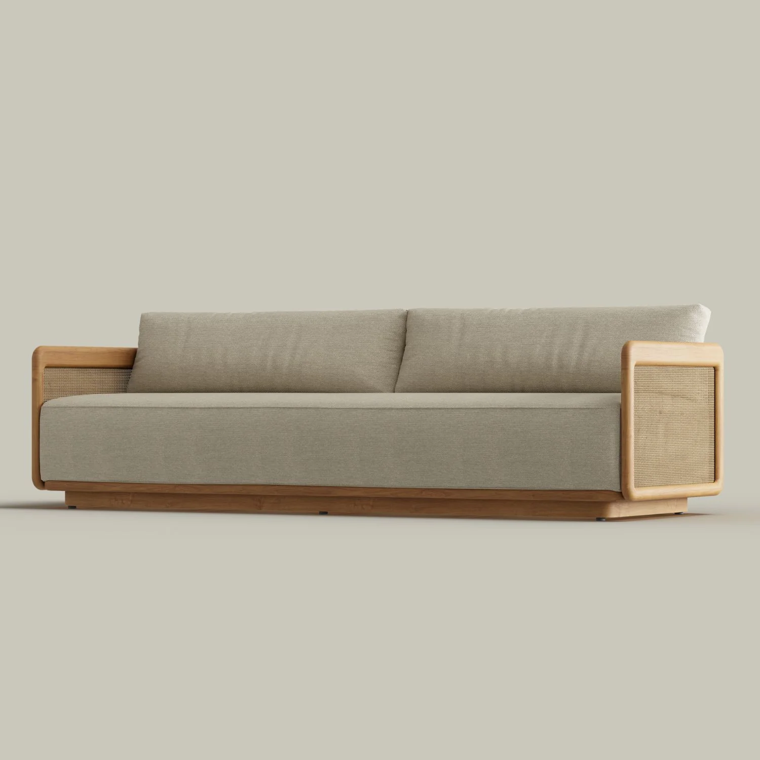 Dock Teak 3-Seater Sofa - Image 4