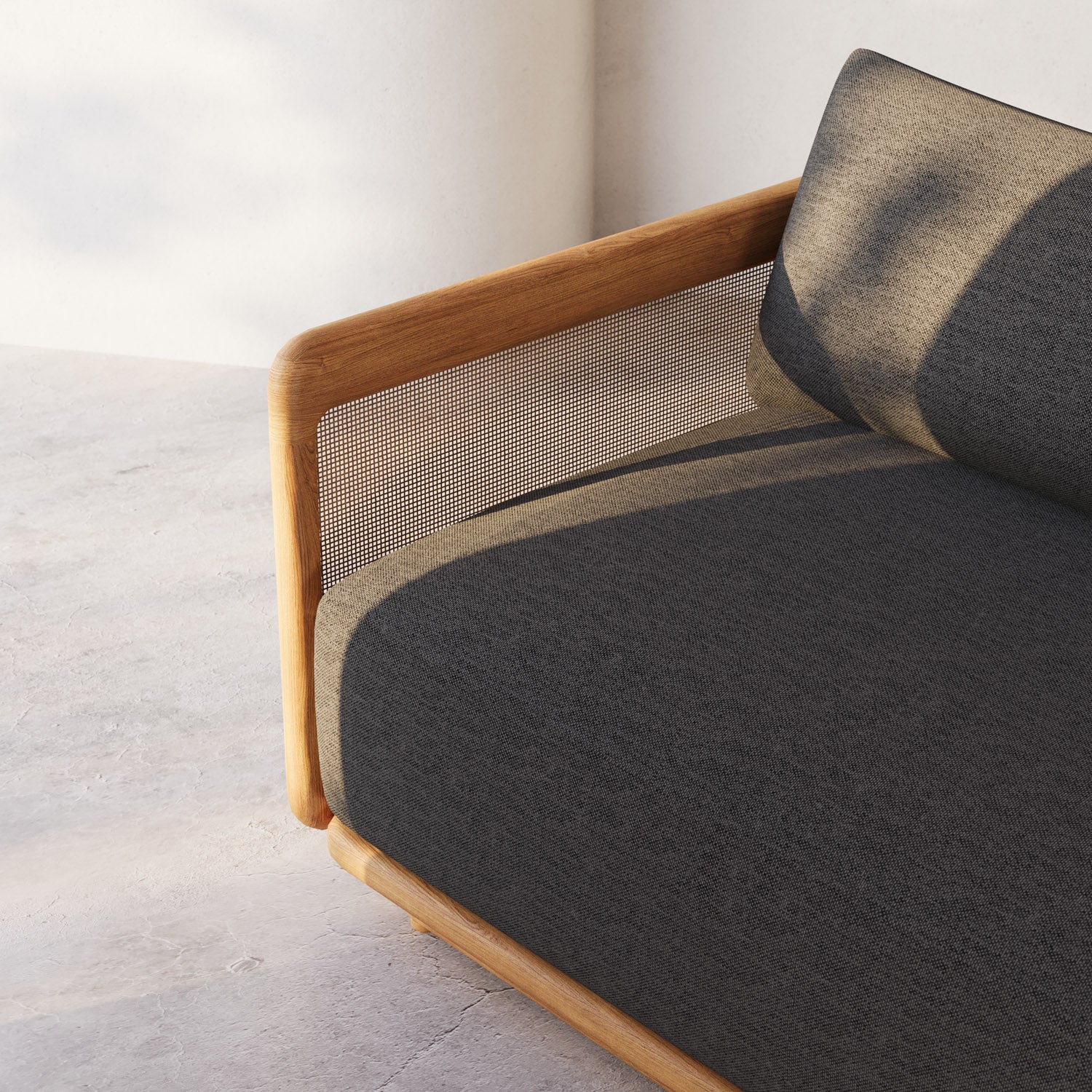 Dock Teak Swivel Lounge Chair - Image 11