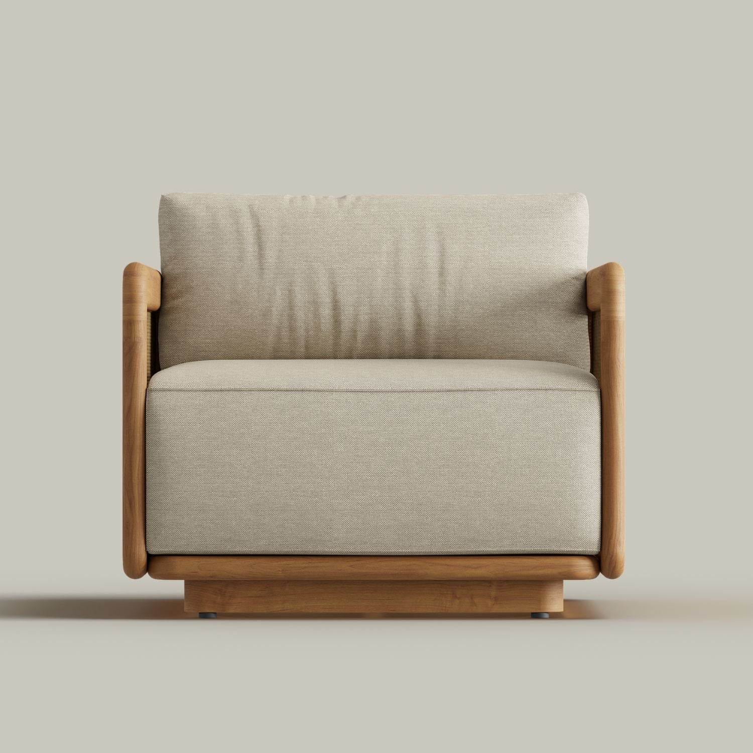 Dock Teak Swivel Lounge Chair - Image 4