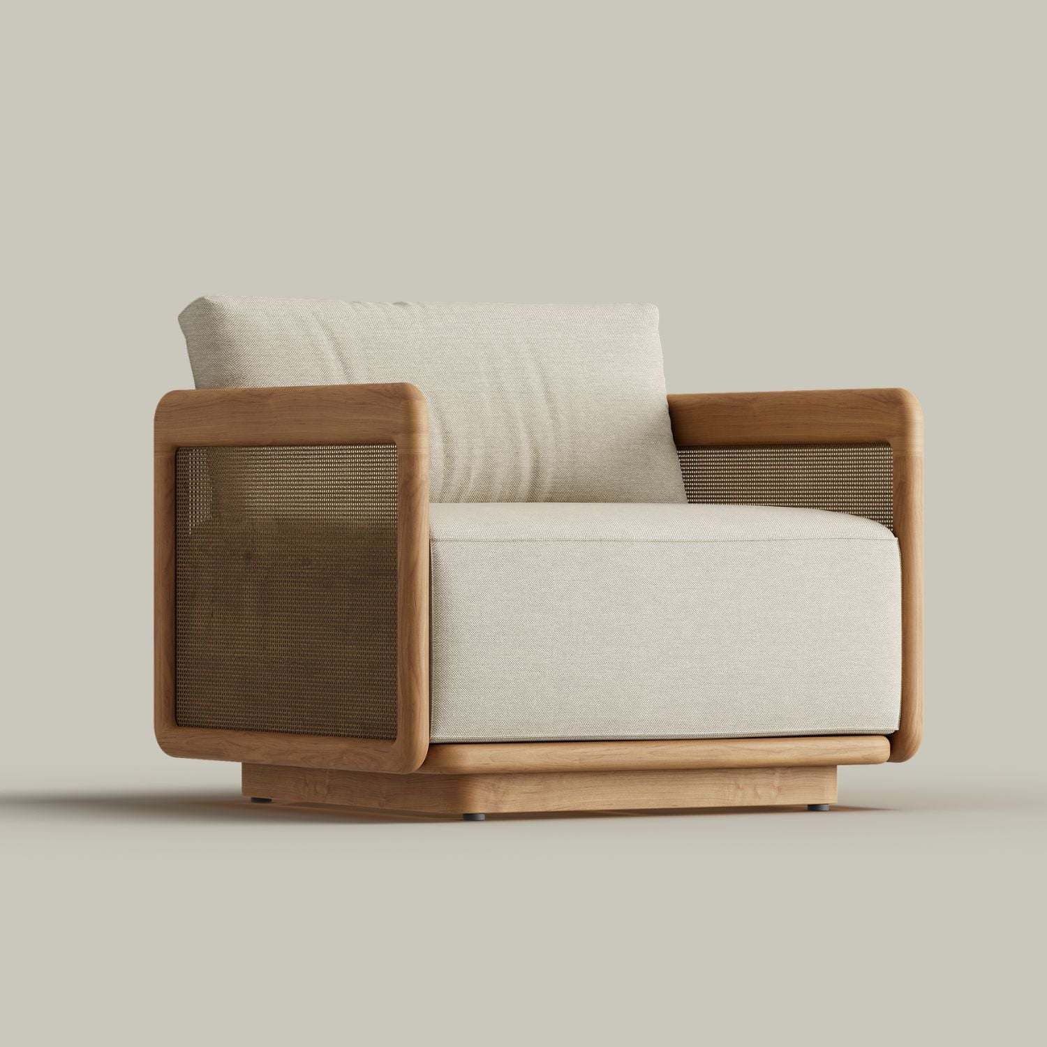 Dock Teak Swivel Lounge Chair - Image 6