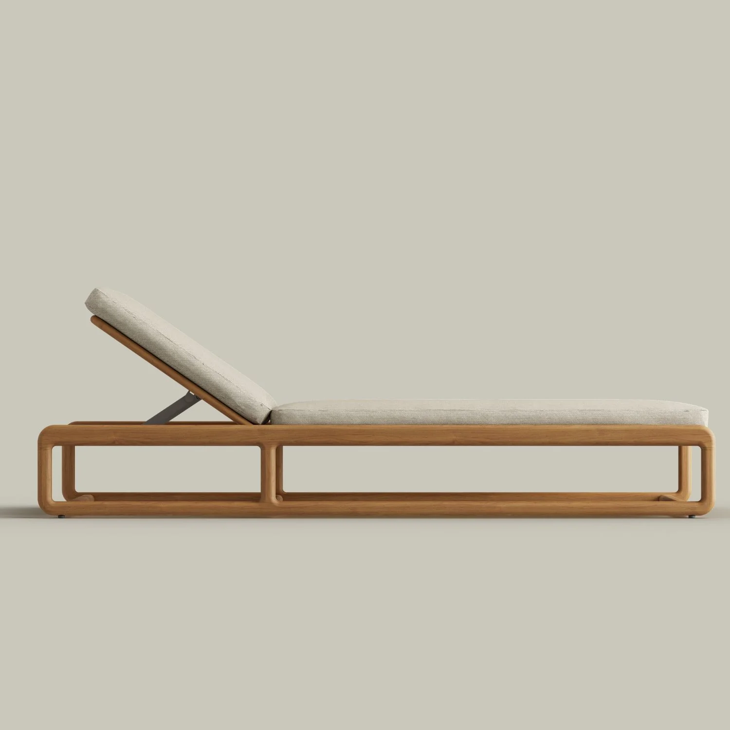 Dock Teak Chaise Lounge - Image 4