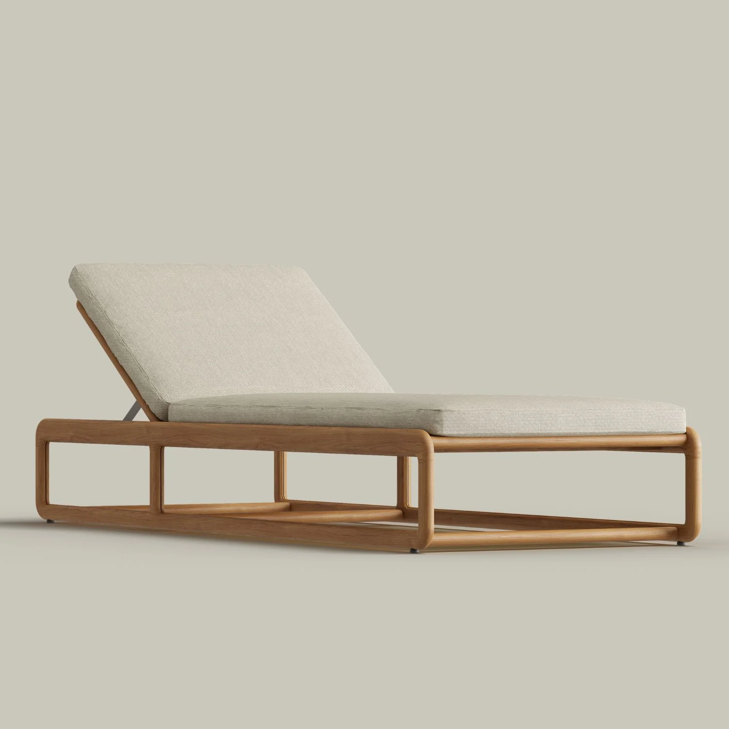Dock Teak Chaise Lounge - Image 6