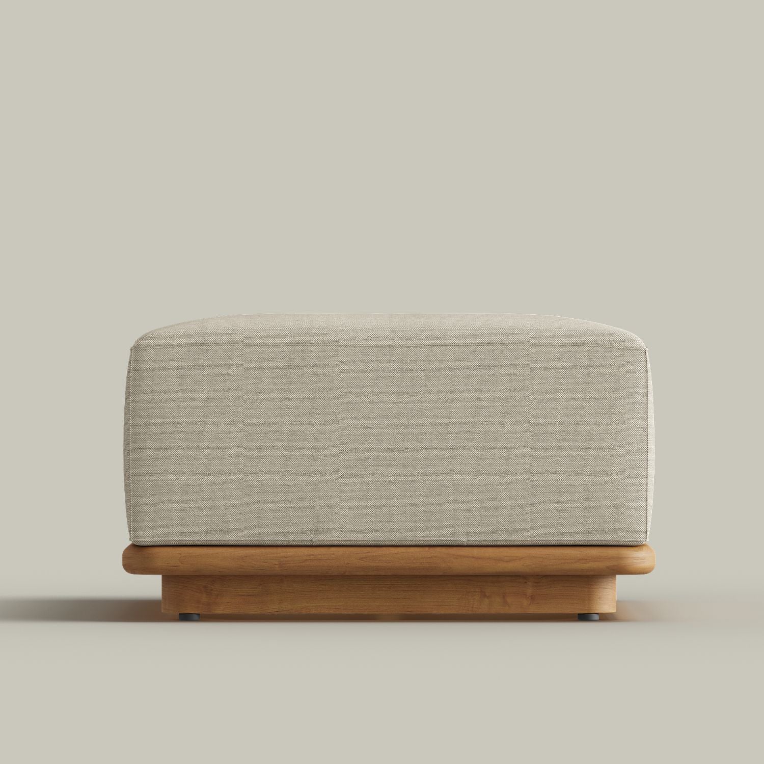 Dock Teak Ottoman - Image 3