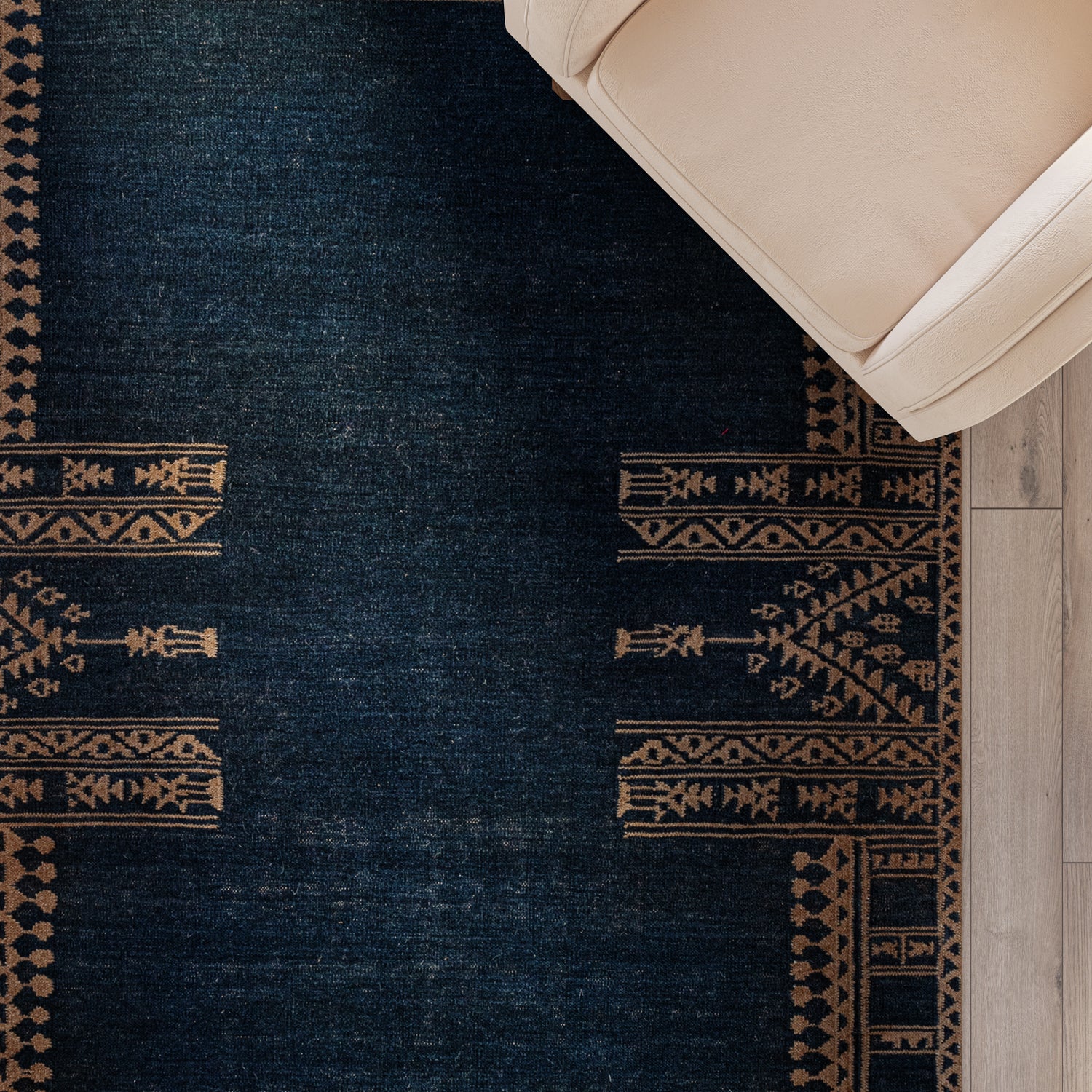 Duar Kaba Rug, Indigo - Image 8