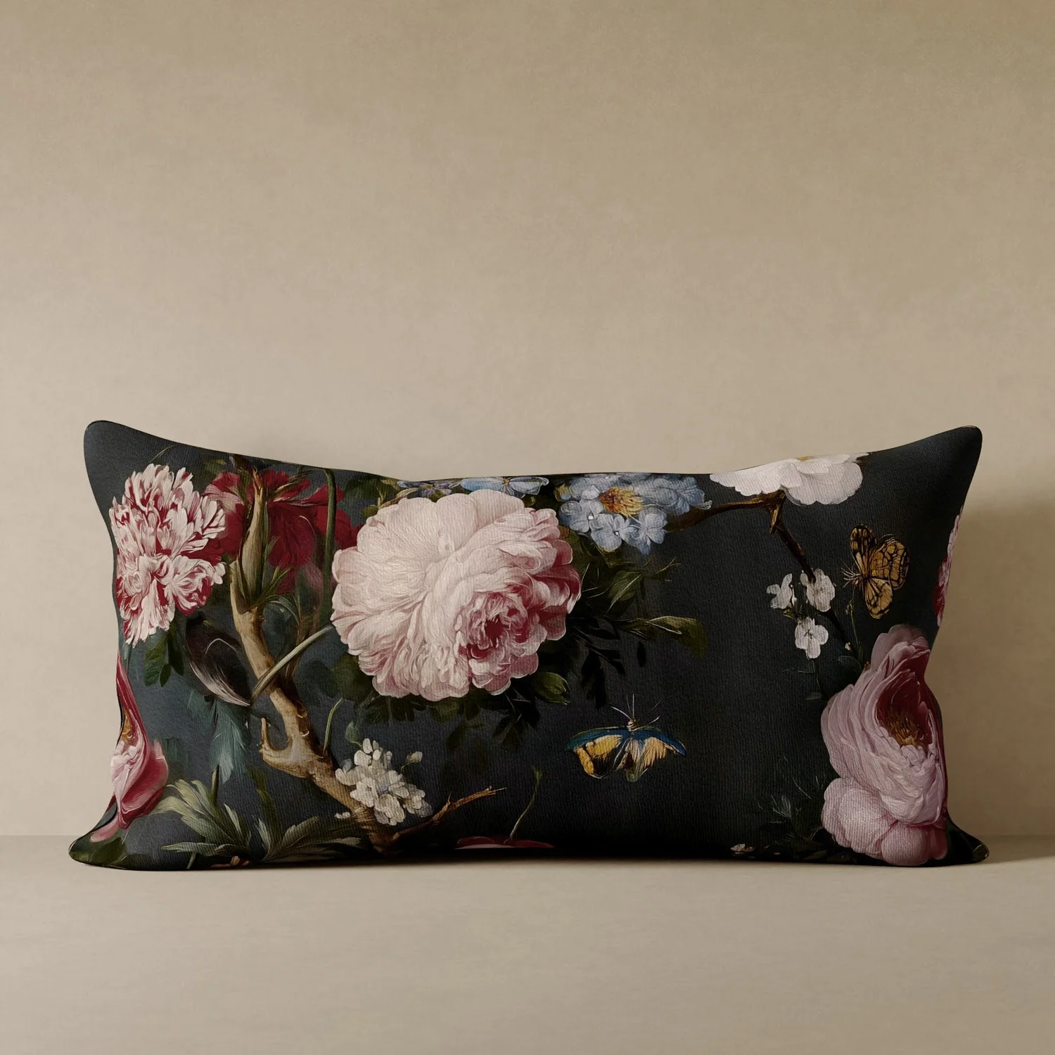 Dutch Rose Velvet Pillow - Image 4