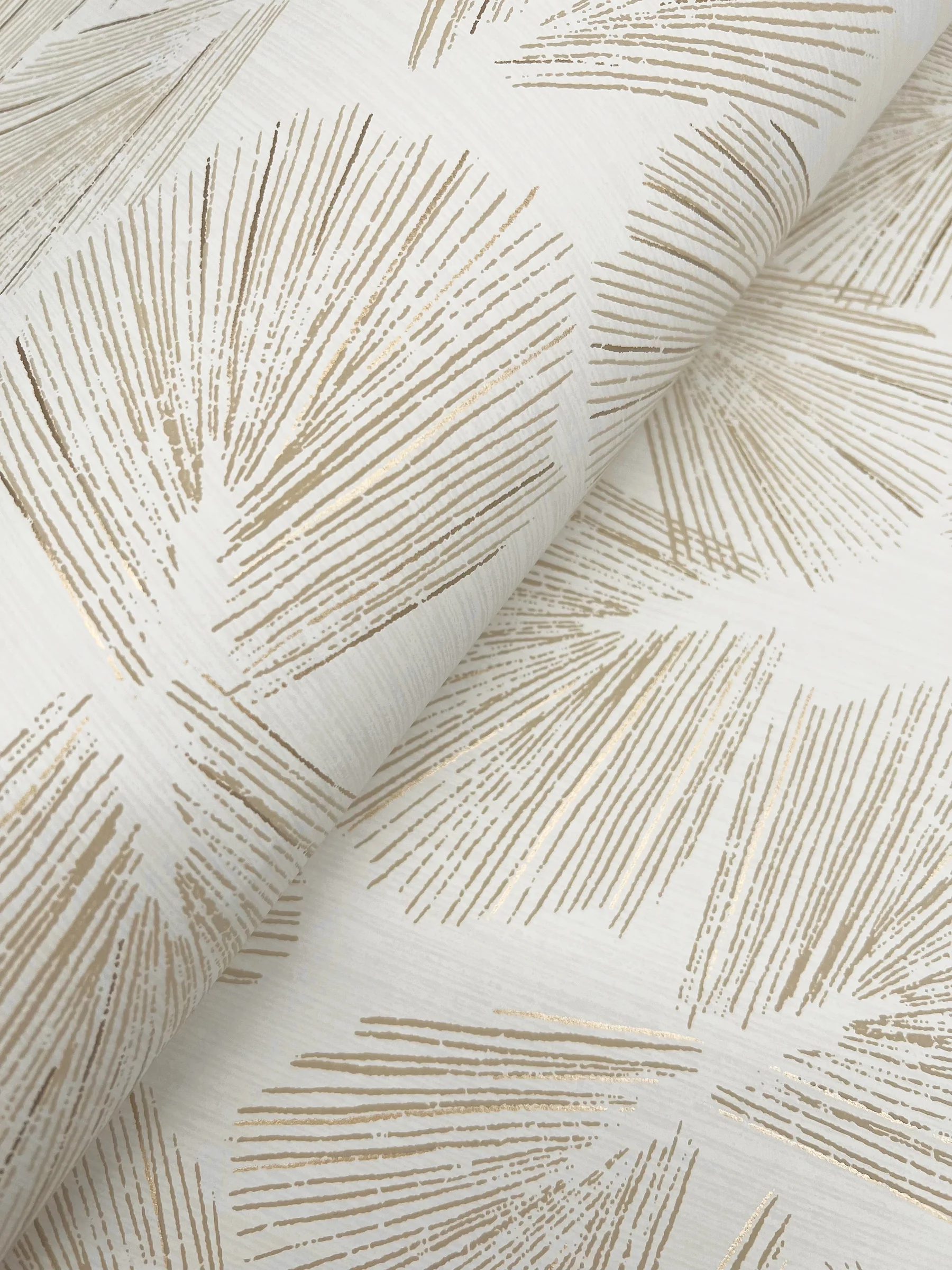 Elora Leaf Gold Wallpaper - Image 3