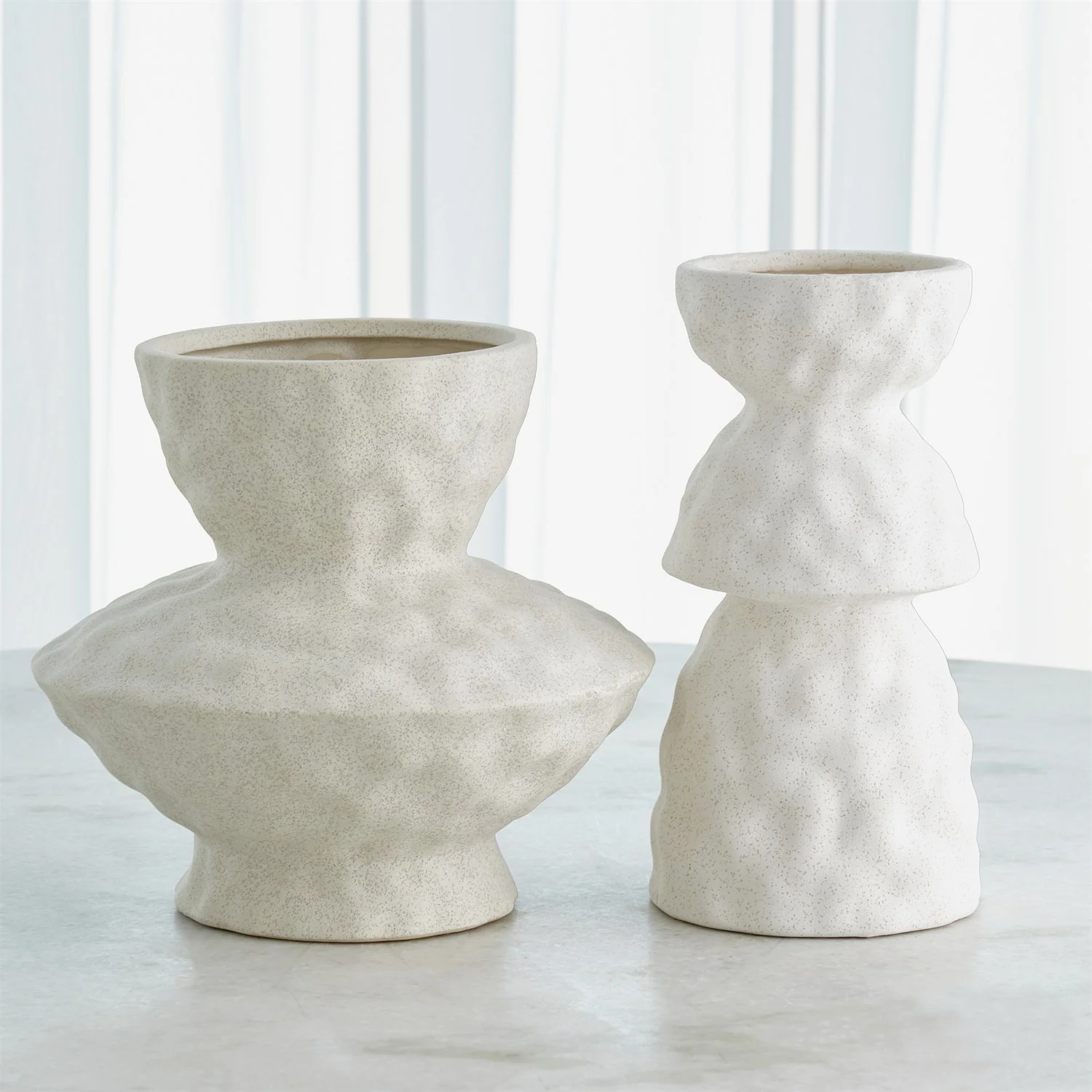 Étienne and Antoine Vase Collection (Volcanic White) - Image 7