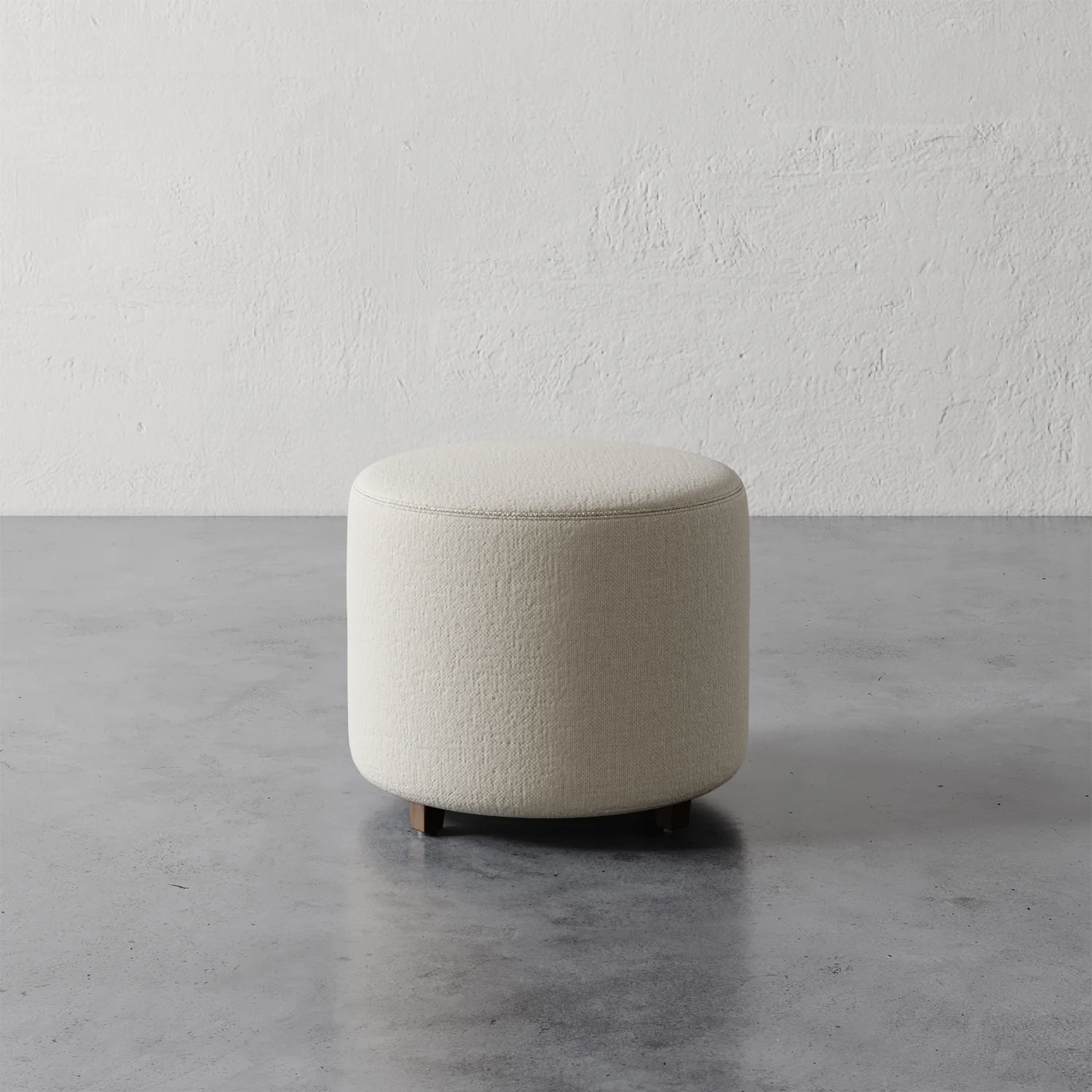 Fabien 22" Round Ottoman - Image 4