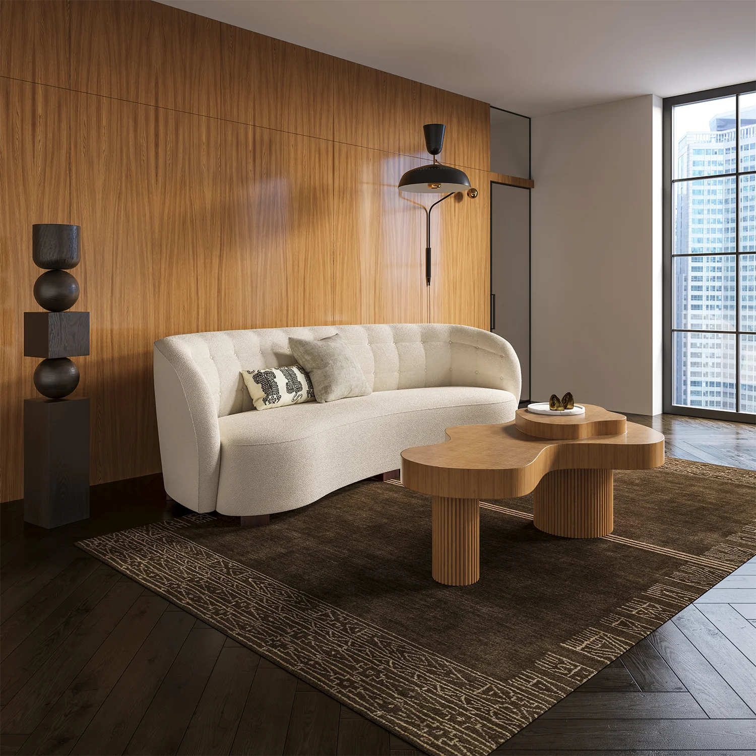 Falaise Camille Rug (Grey) - Image 7