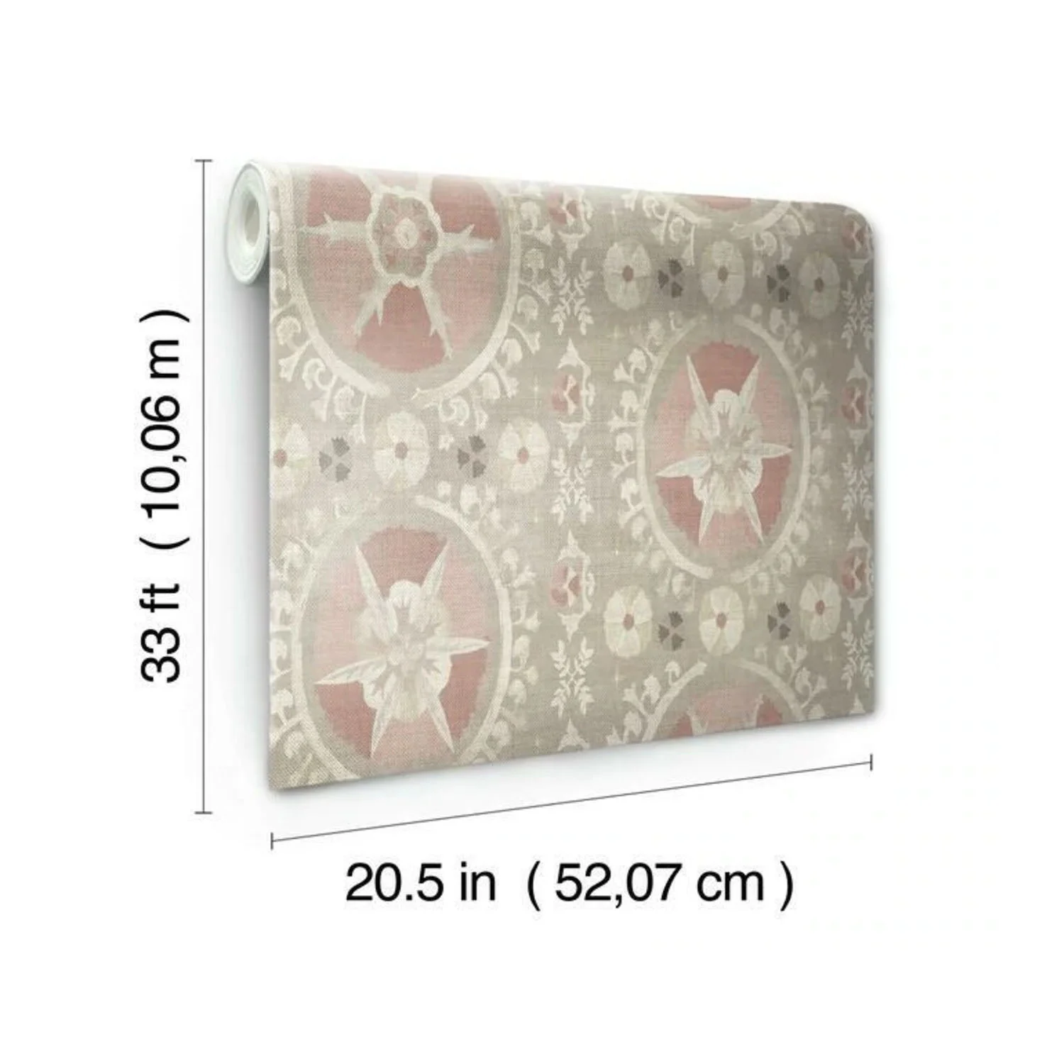 Fleurus Blush Wallpaper - Image 4