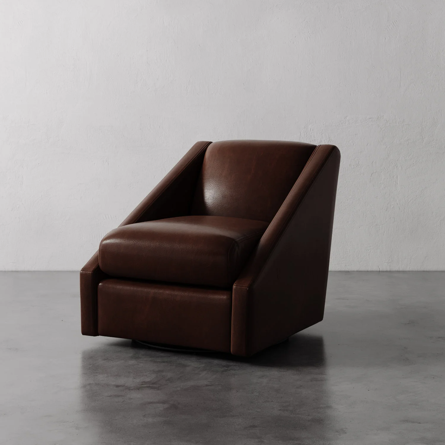 Fontaine Leather Swivel Chair - Image 2