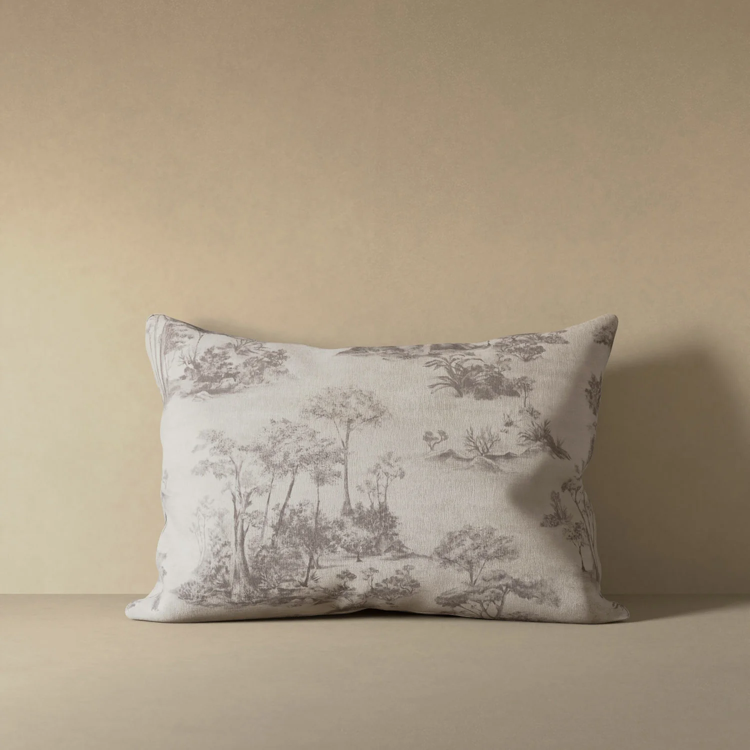 French Scenic Linen Pillow - Image 5